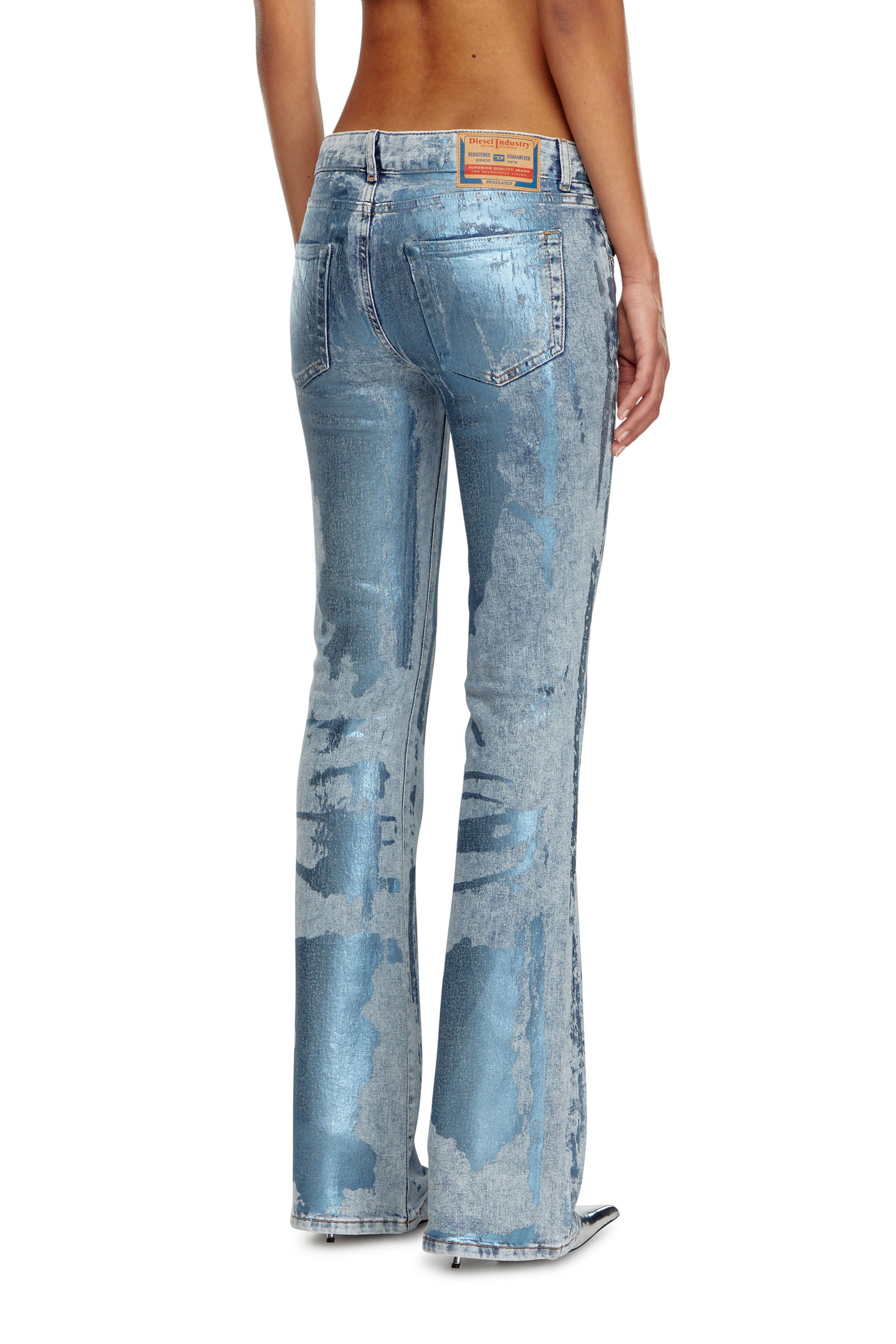Diesel - Woman Bootcut and Flare Jeans 1969 D-Ebbey 0AJEU, Light Blue - Image 4