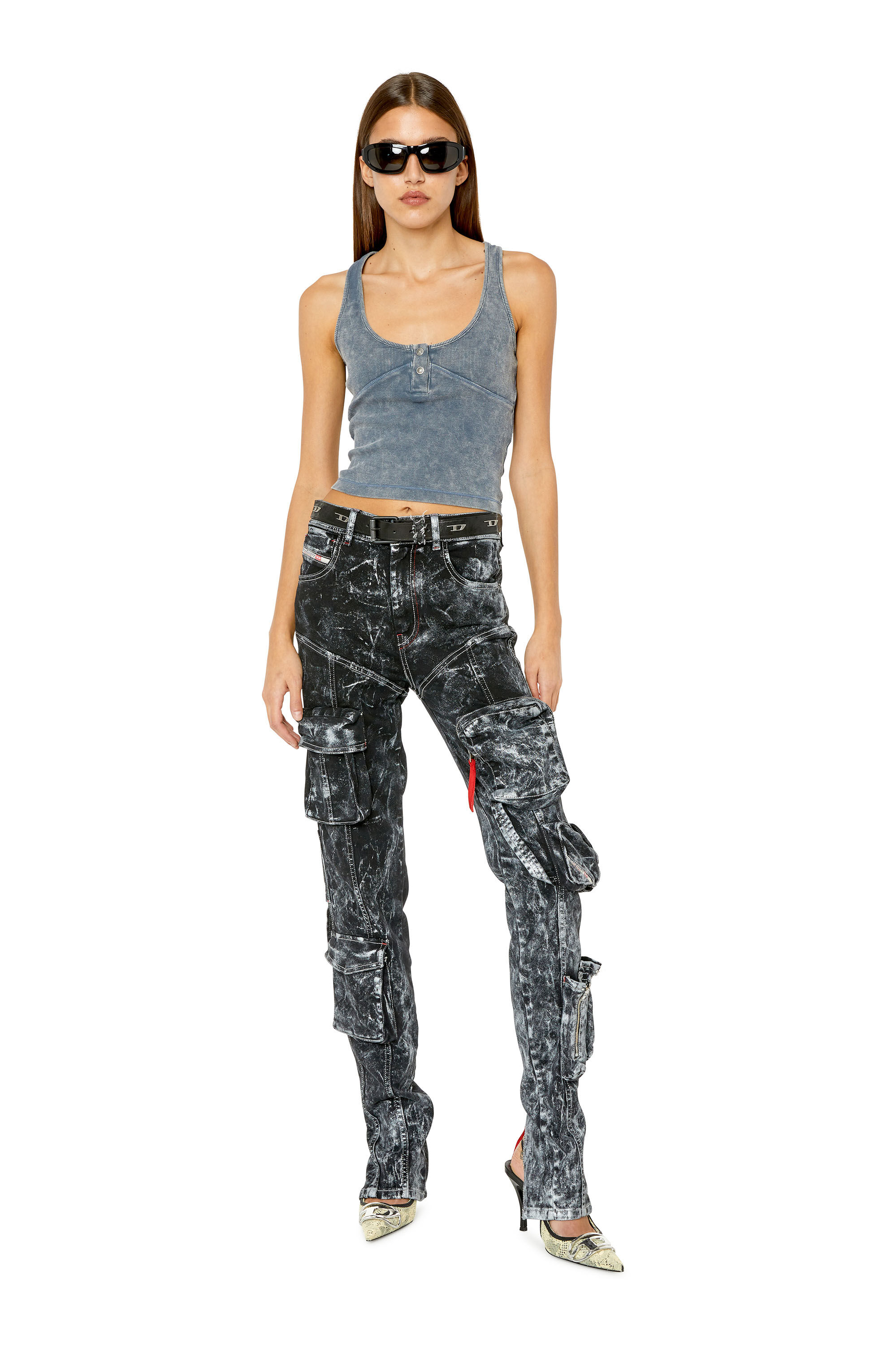 Diesel - T-ANIESSE, Light Blue - Image 1