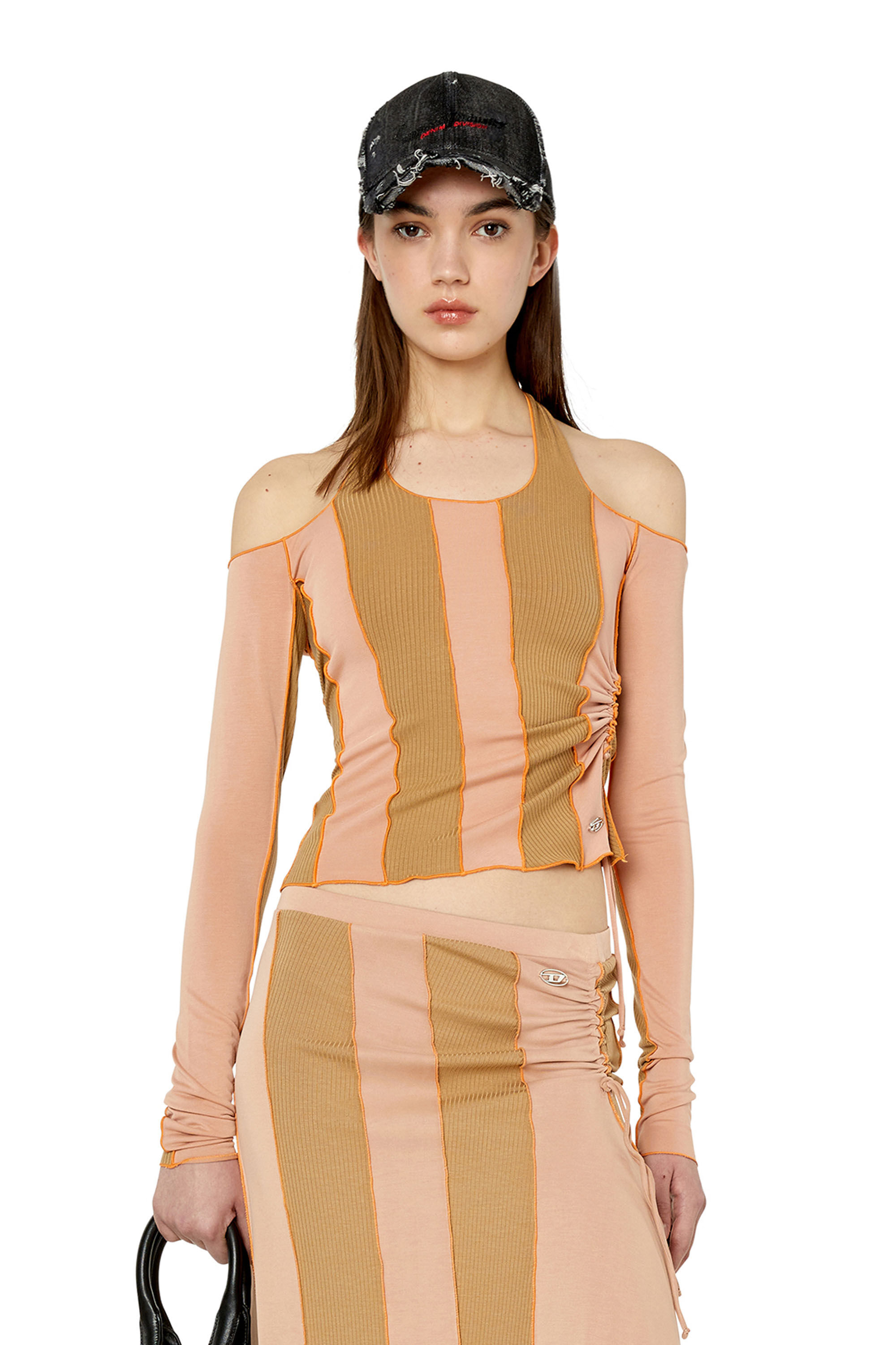 Diesel - T-LINS, Pink/Brown - Image 3