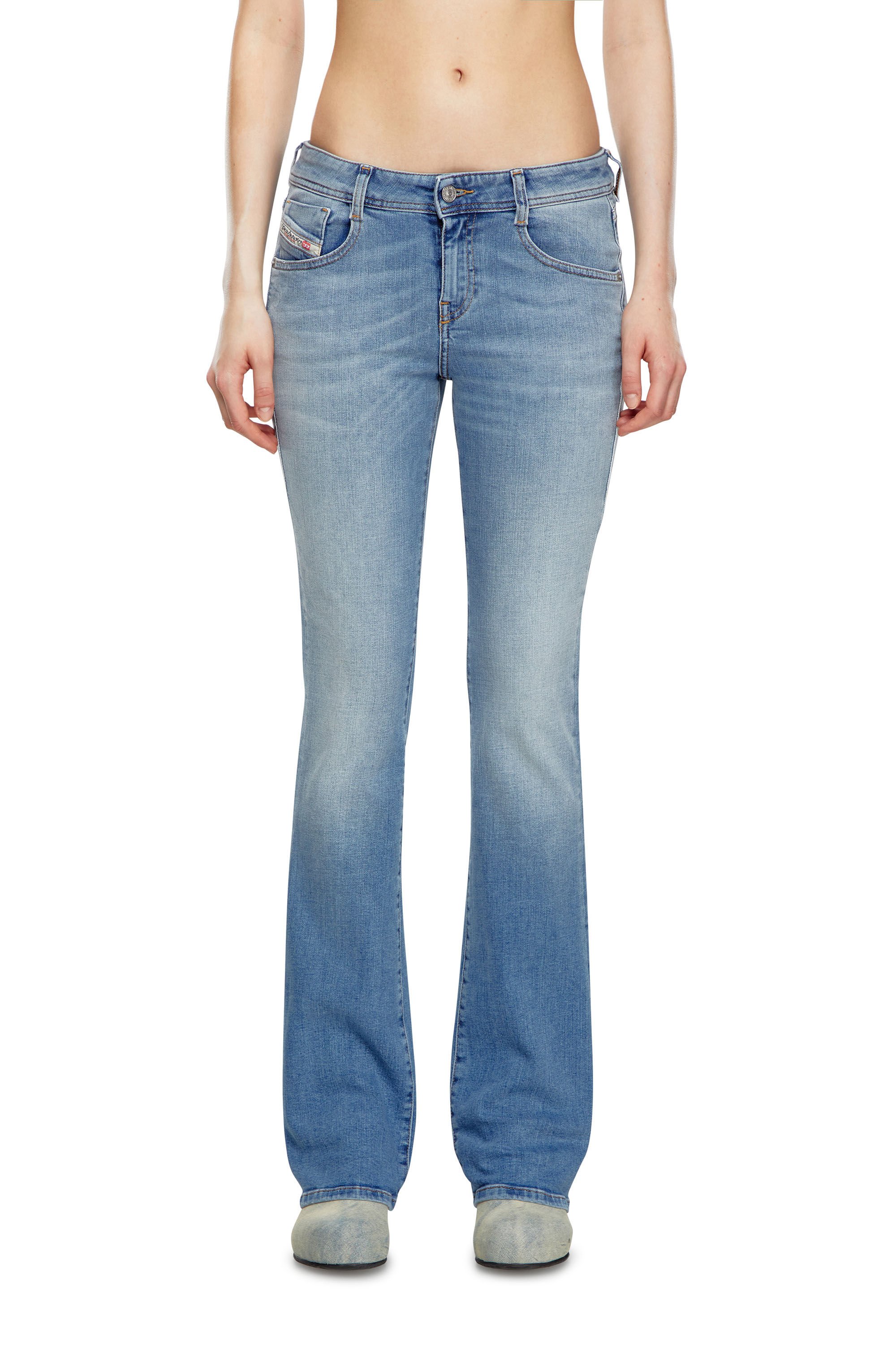 Diesel - Bootcut and Flare Jeans 1969 D-Ebbey 09K06, Light Blue - Image 3