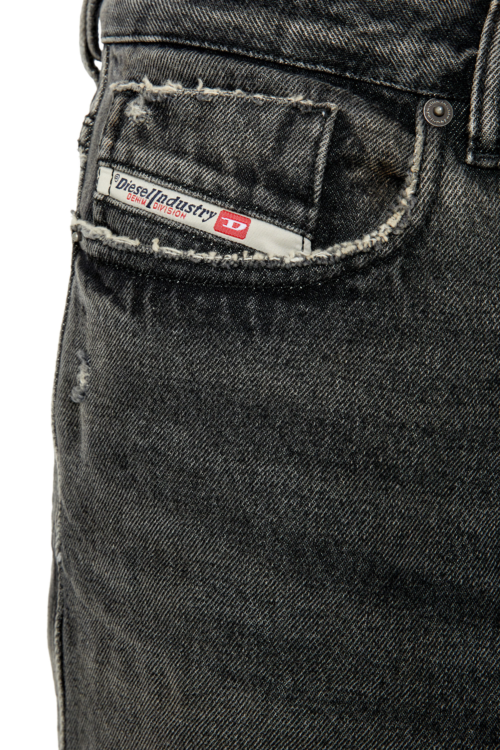 Diesel - 1955 D-Rekiv 007K8 Straight Jeans, Black/Dark grey - Image 5