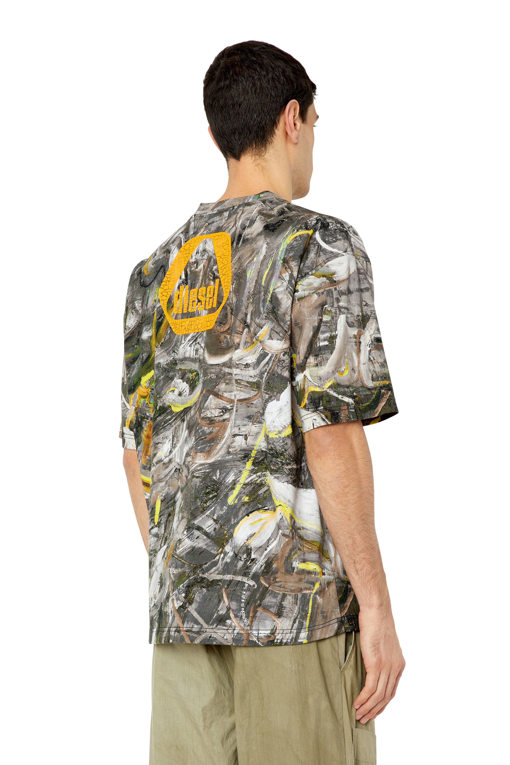 Diesel - T-WASH-G8, White/Black - Image 4