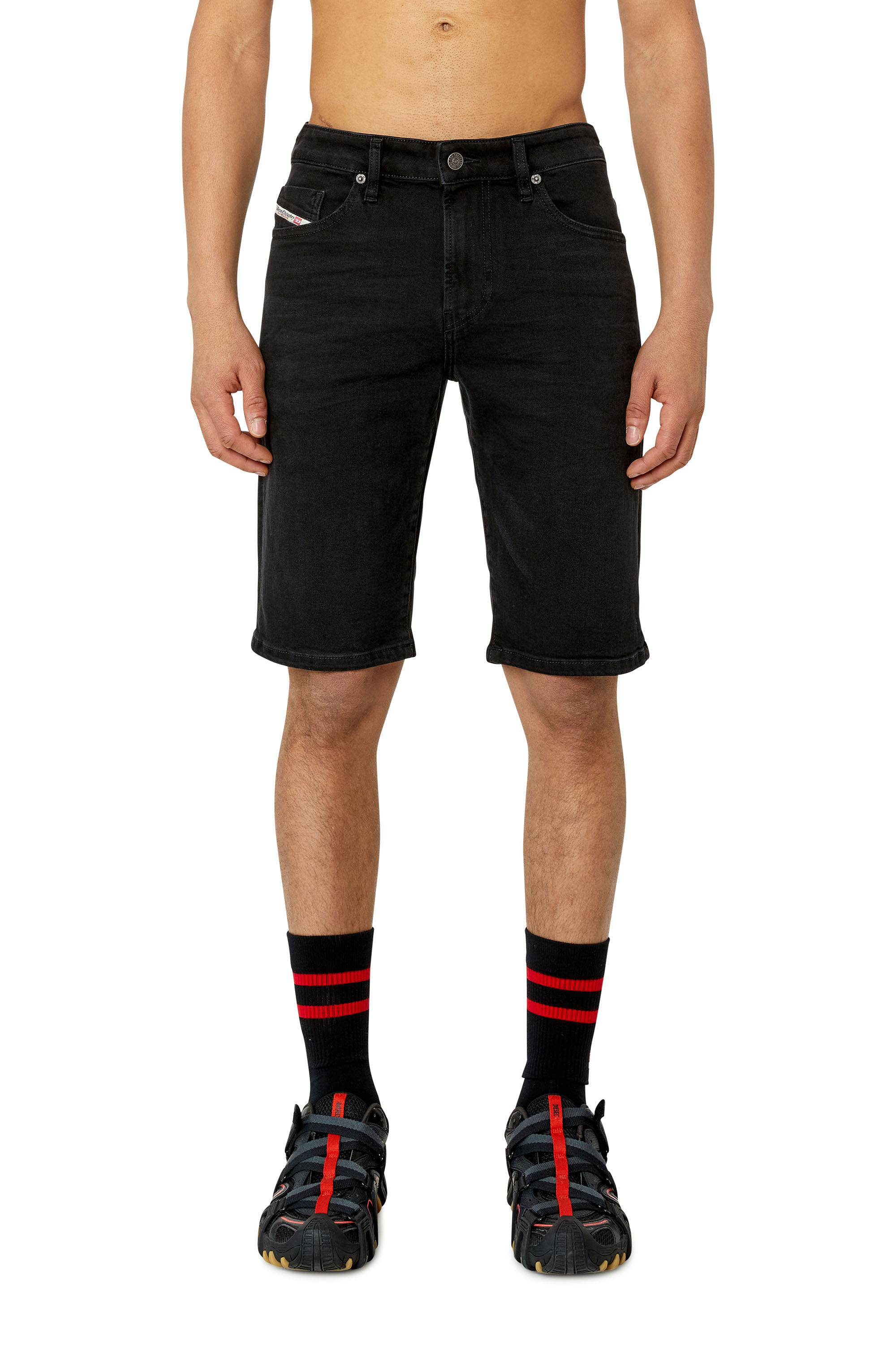 Diesel - SLIM-SHORT, Black/Dark grey - Image 3