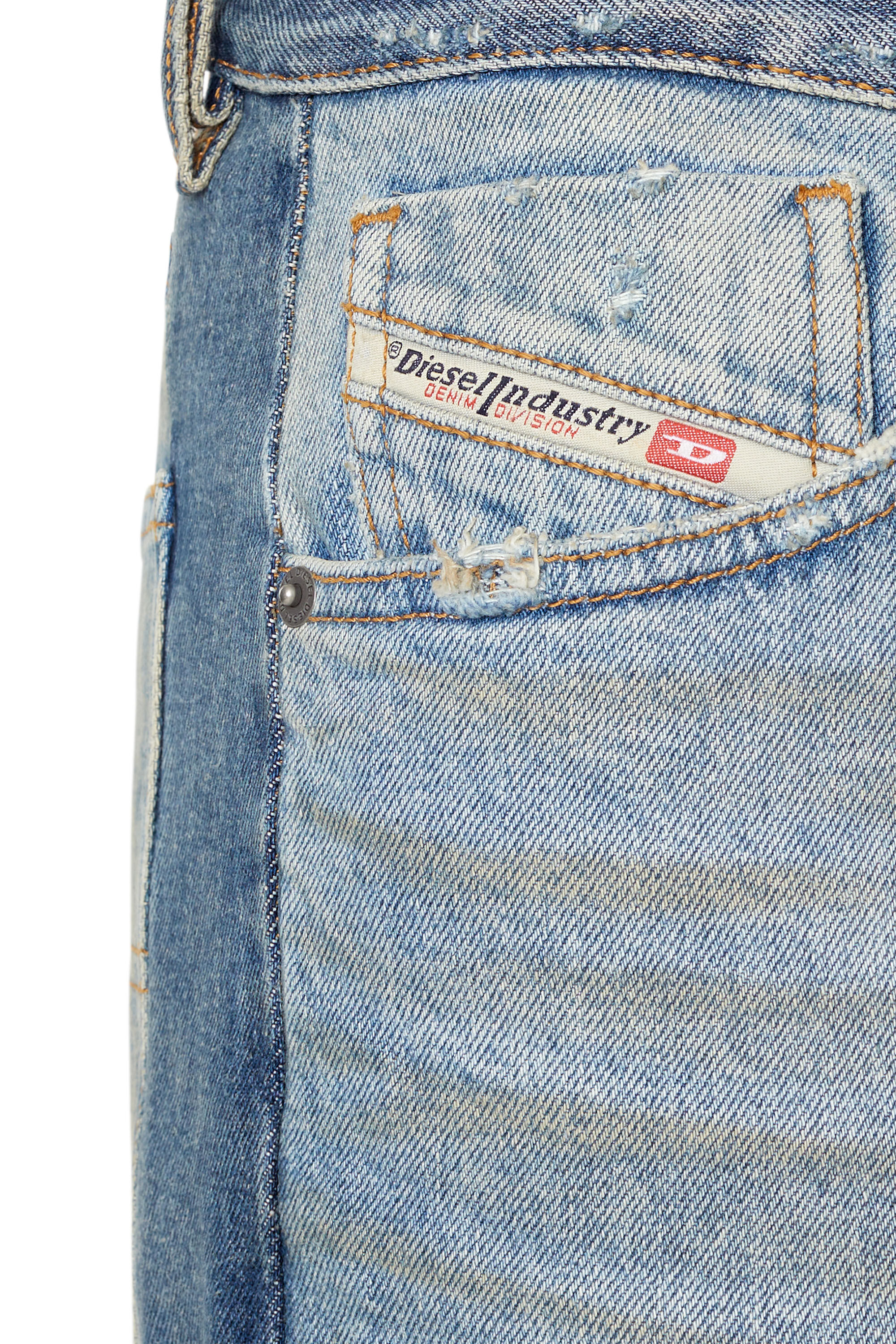 Diesel - 1995 D-Sark 09E21 Straight Jeans, Light Blue - Image 6