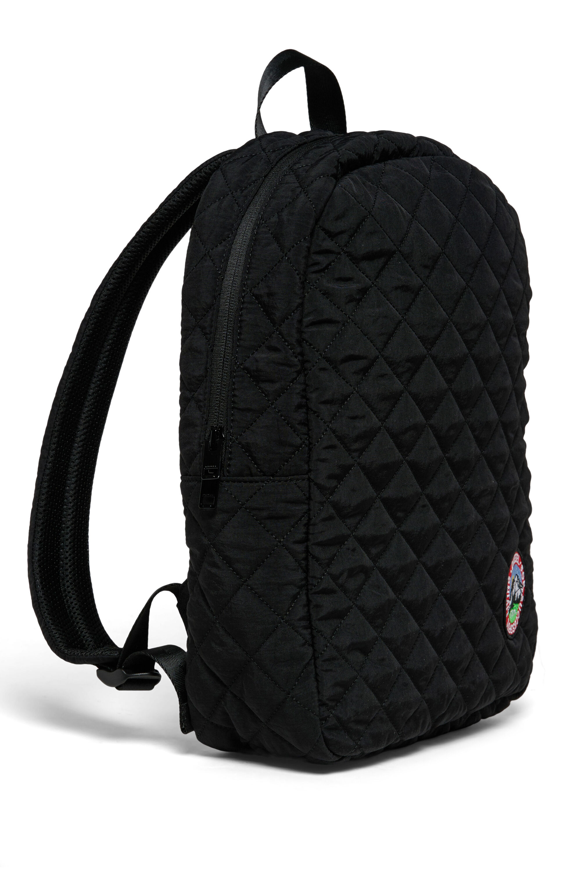 Diesel - WMENT, Unisex's WMENT - Backpack in quilted nylon in Black - 3