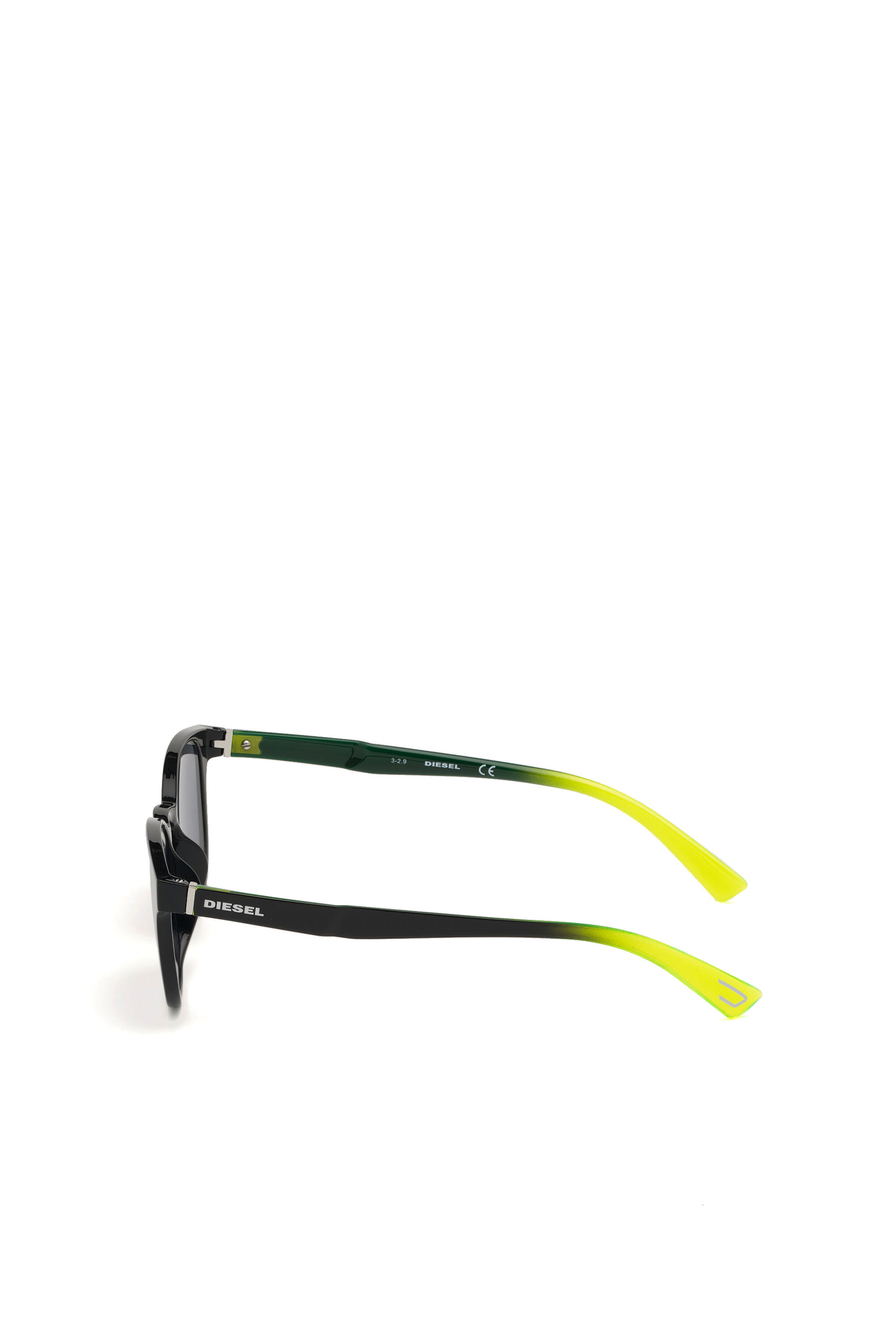 Diesel - DL0328, Unisex's Unisex glasses with polarized lenses in Black/Yellow - 4