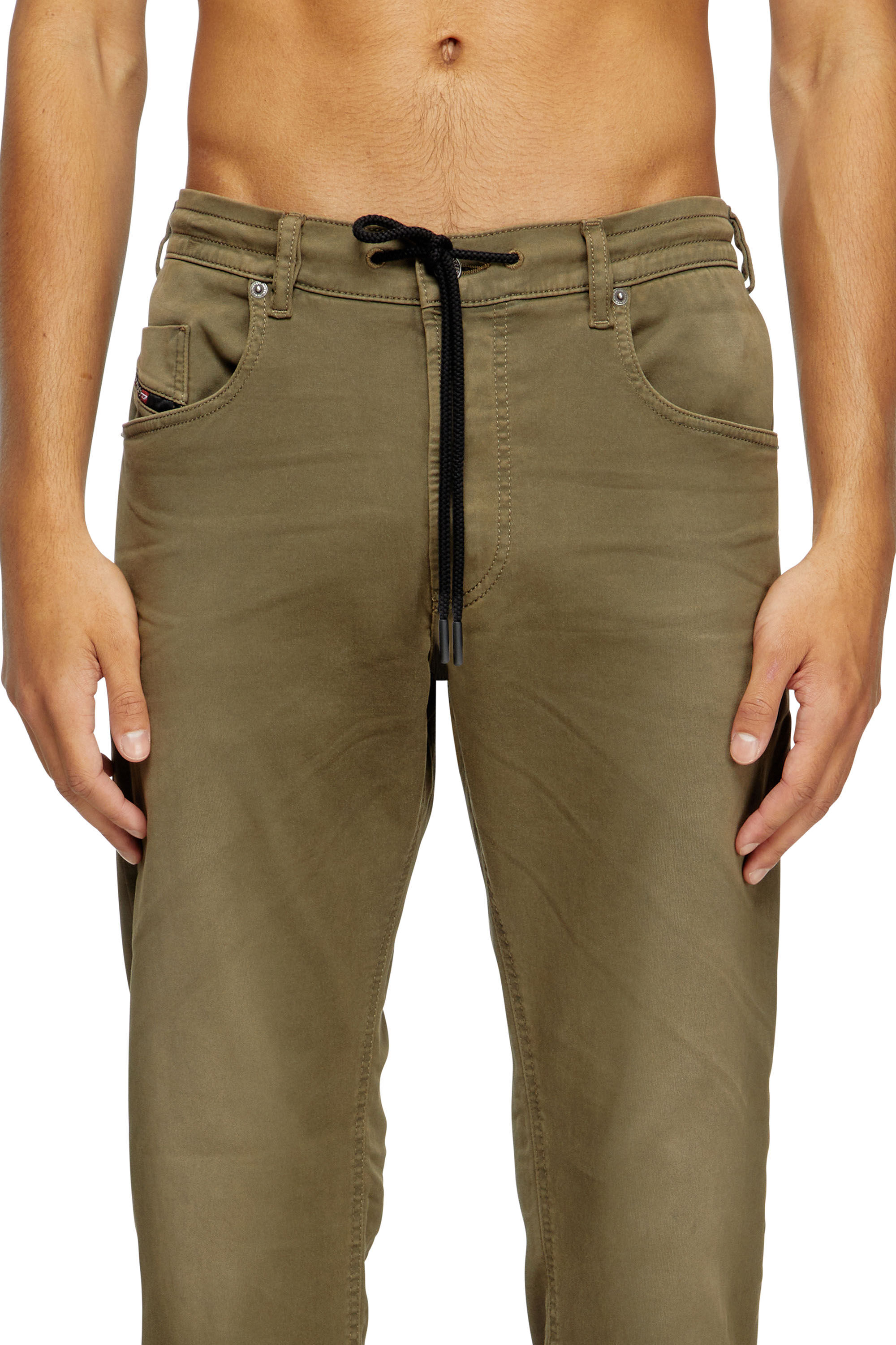 Diesel - Man's Regular 2030 D-Krooley Joggjeans® 0670M, Green - 5