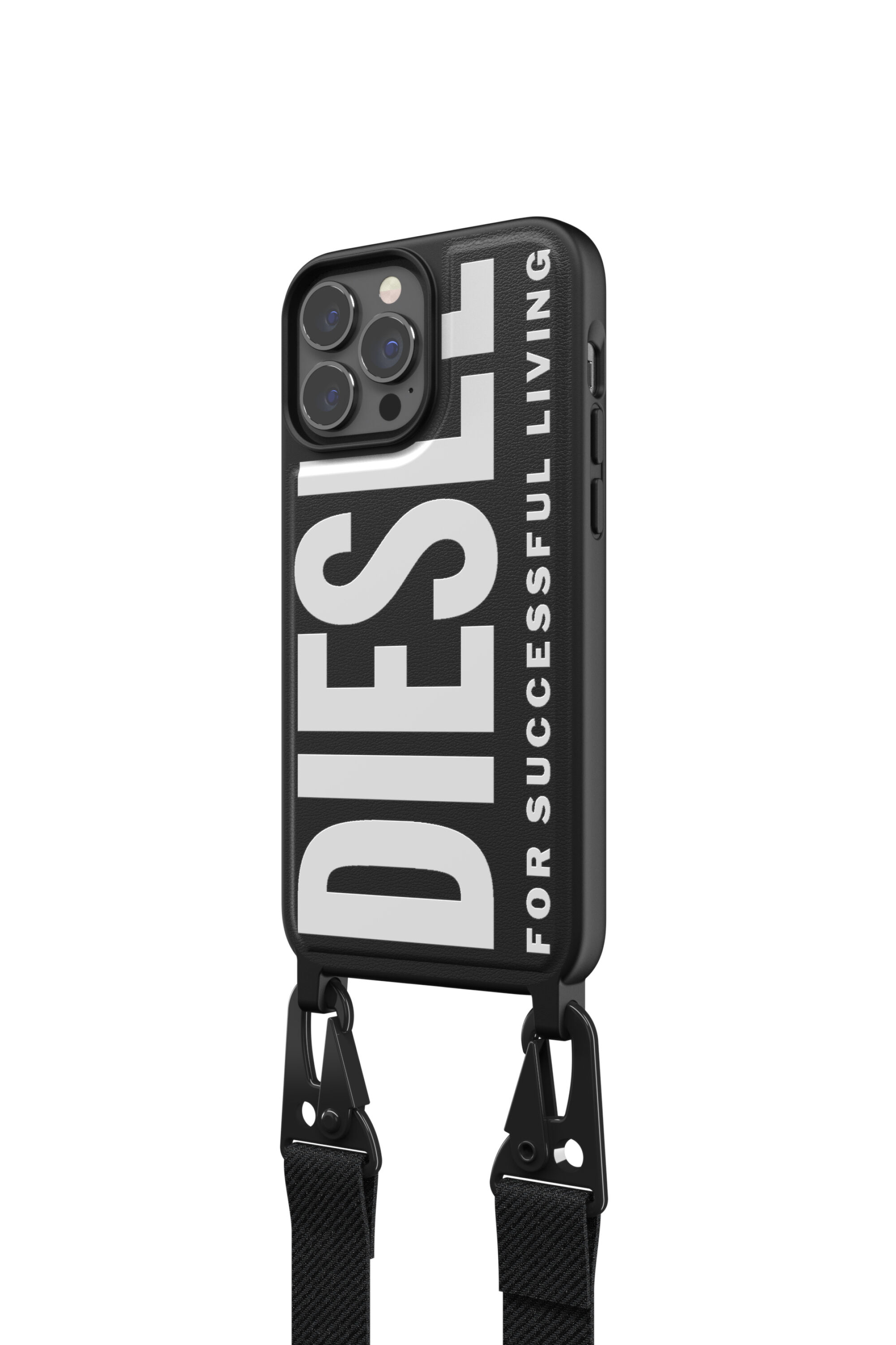 Diesel - 47170 NECKLACE CASE, Unisex's Necklace case core  for iPhone 13 Pro Max in Black - 4