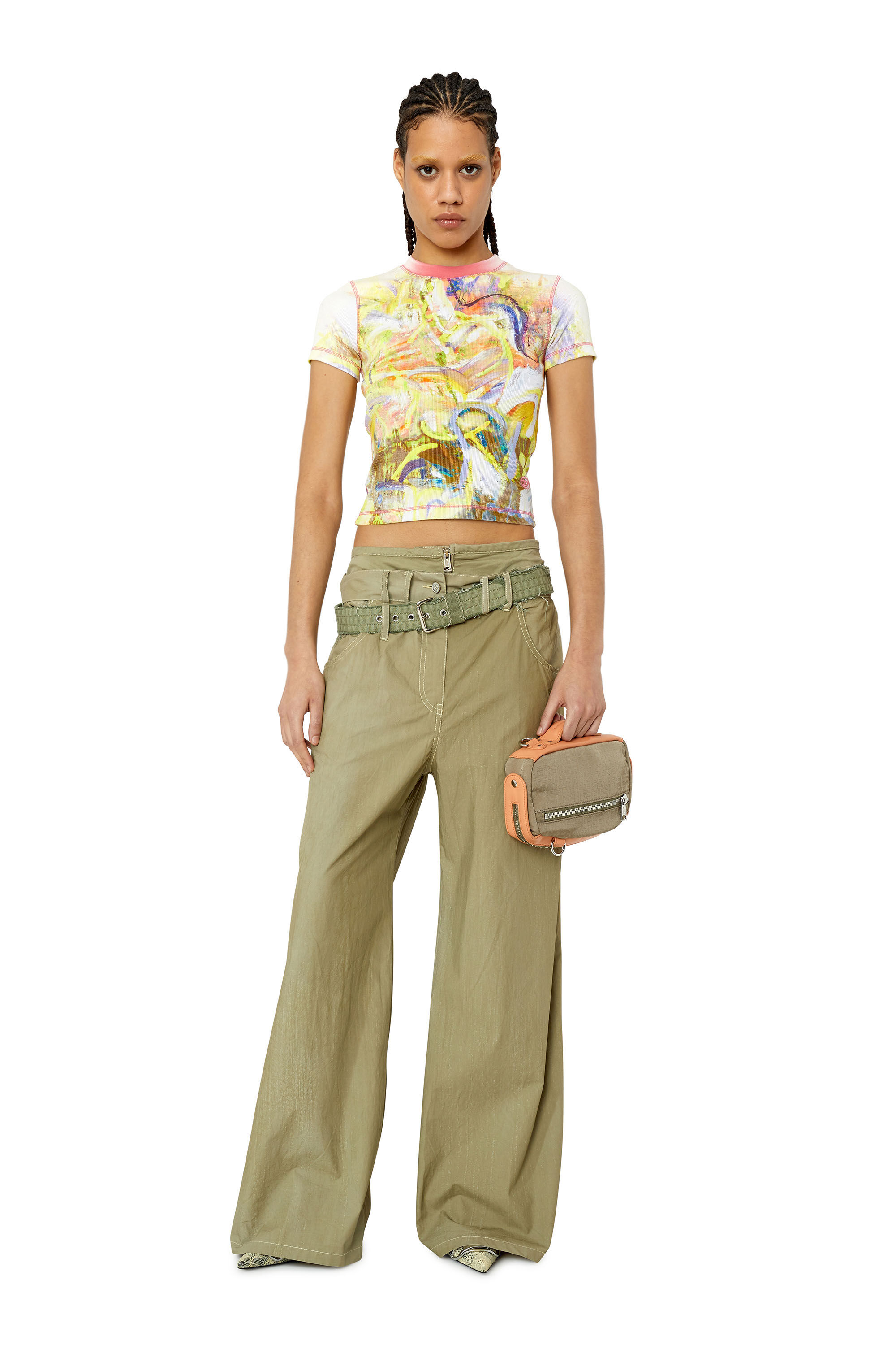 Diesel - T-SKINZY-G1, White/Yellow - Image 1