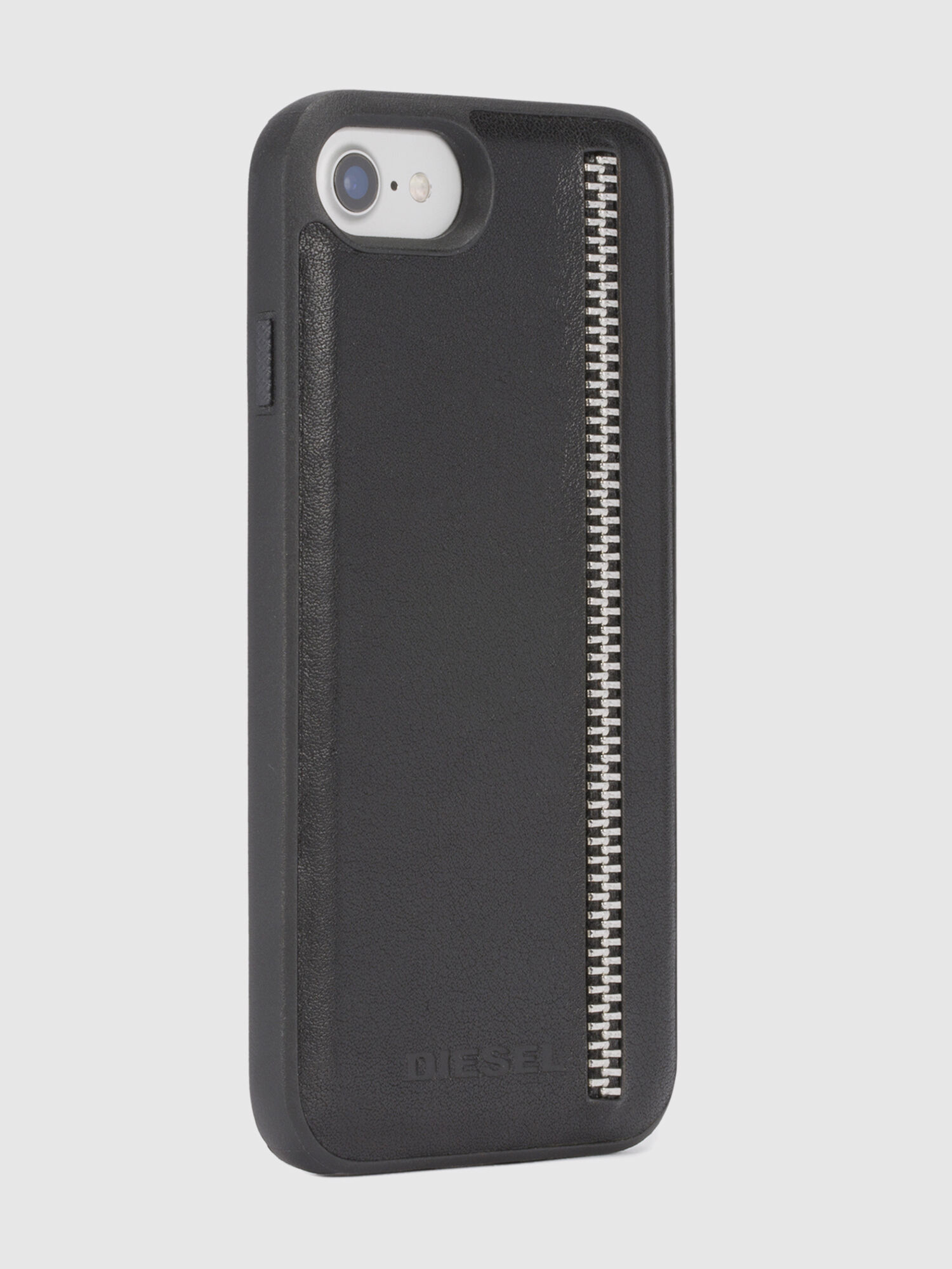 ZIP BLACK LEATHER IPHONE 8 PLUS/7 PLUS/6s PLUS/6 PLUS CASE, 