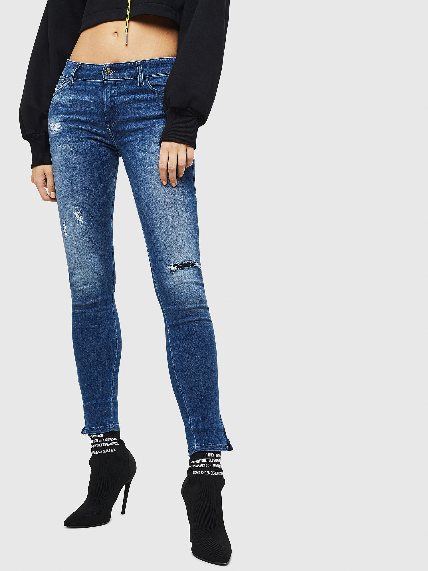 diesel slandy super slim skinny regular waist