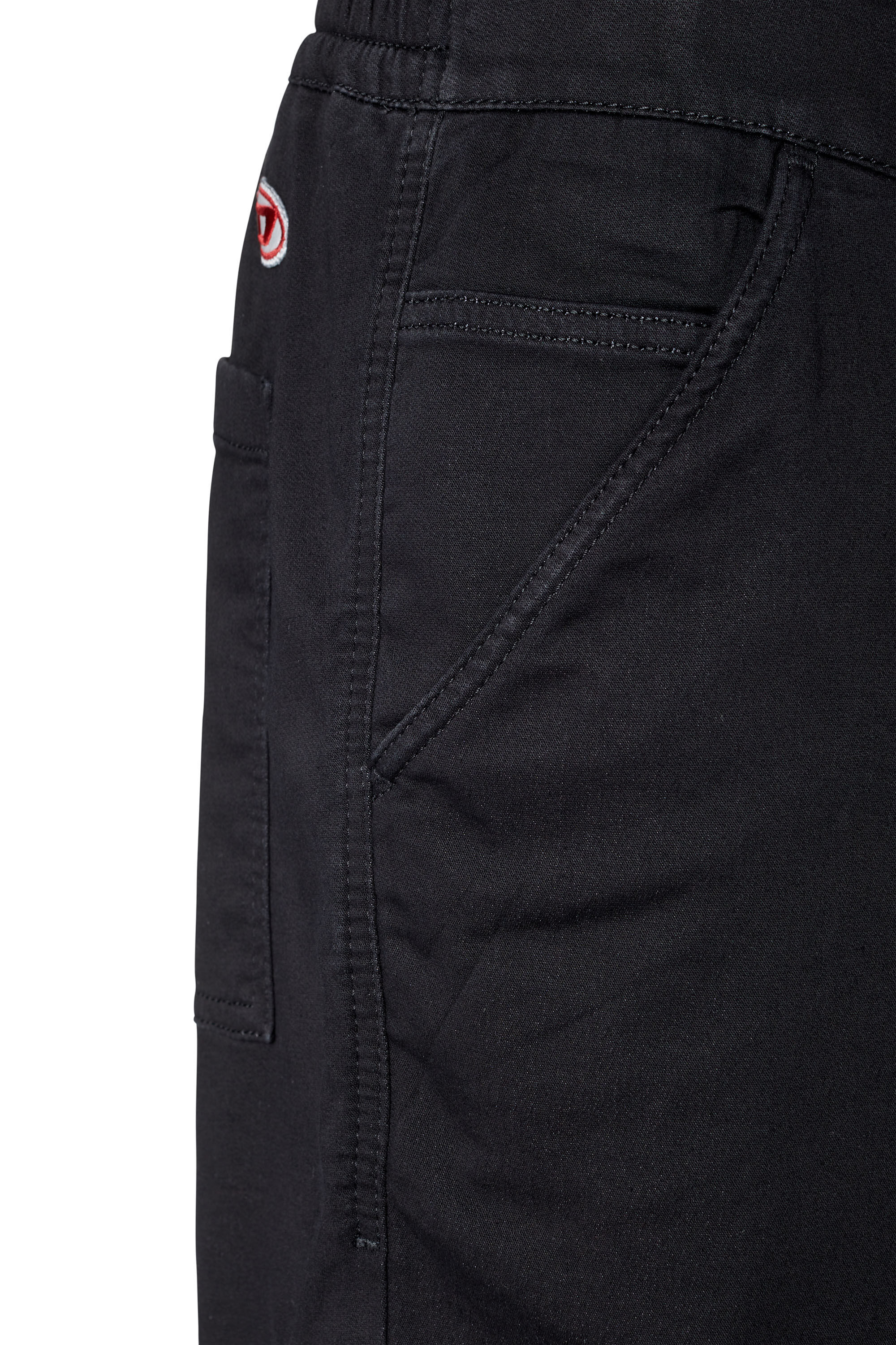Diesel - Krooley JoggJeans® 069ZG Tapered, Black/Dark grey - Image 6
