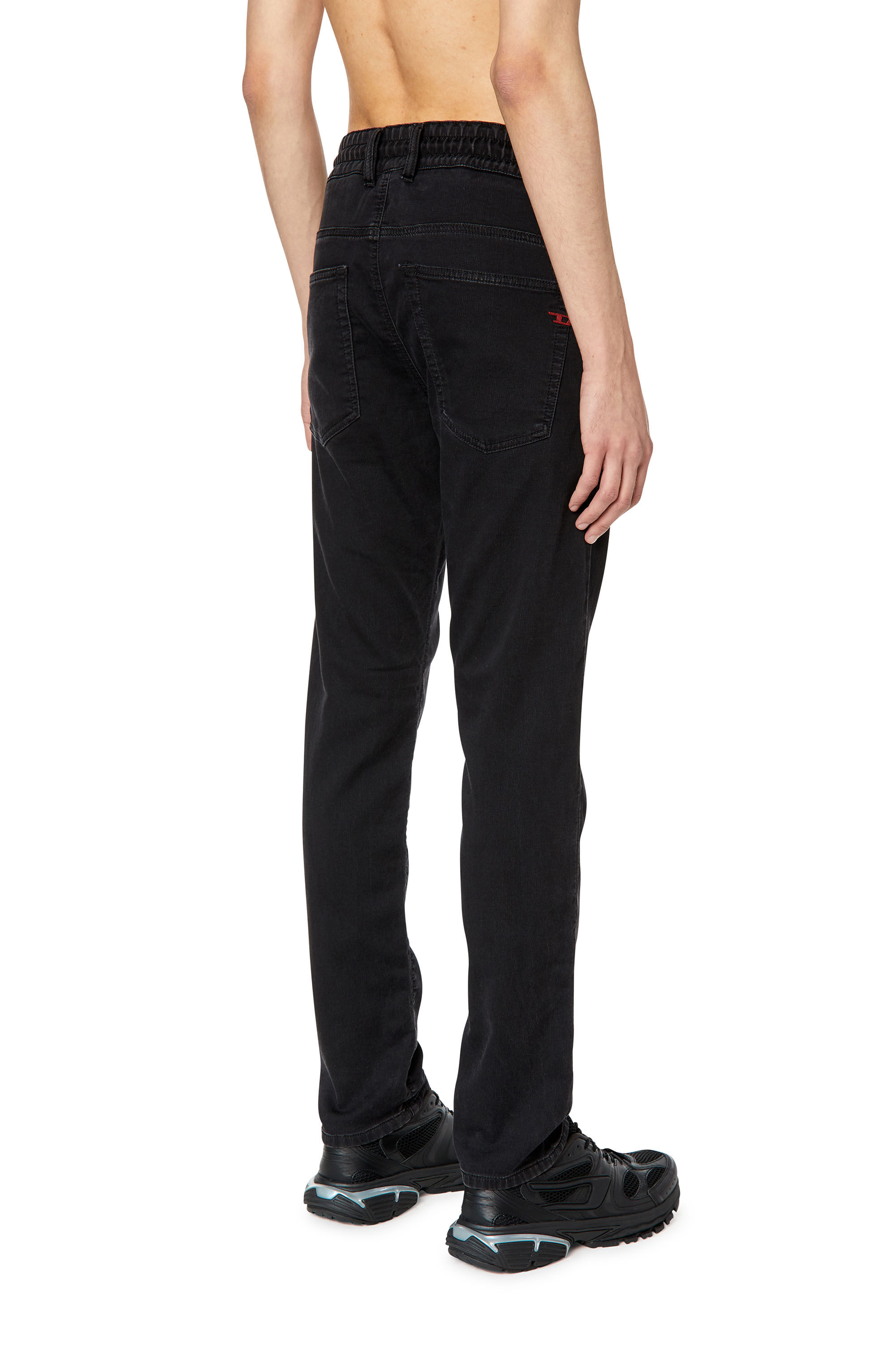 Diesel - Krooley JoggJeans® 068DX Tapered, Black/Dark grey - Image 4