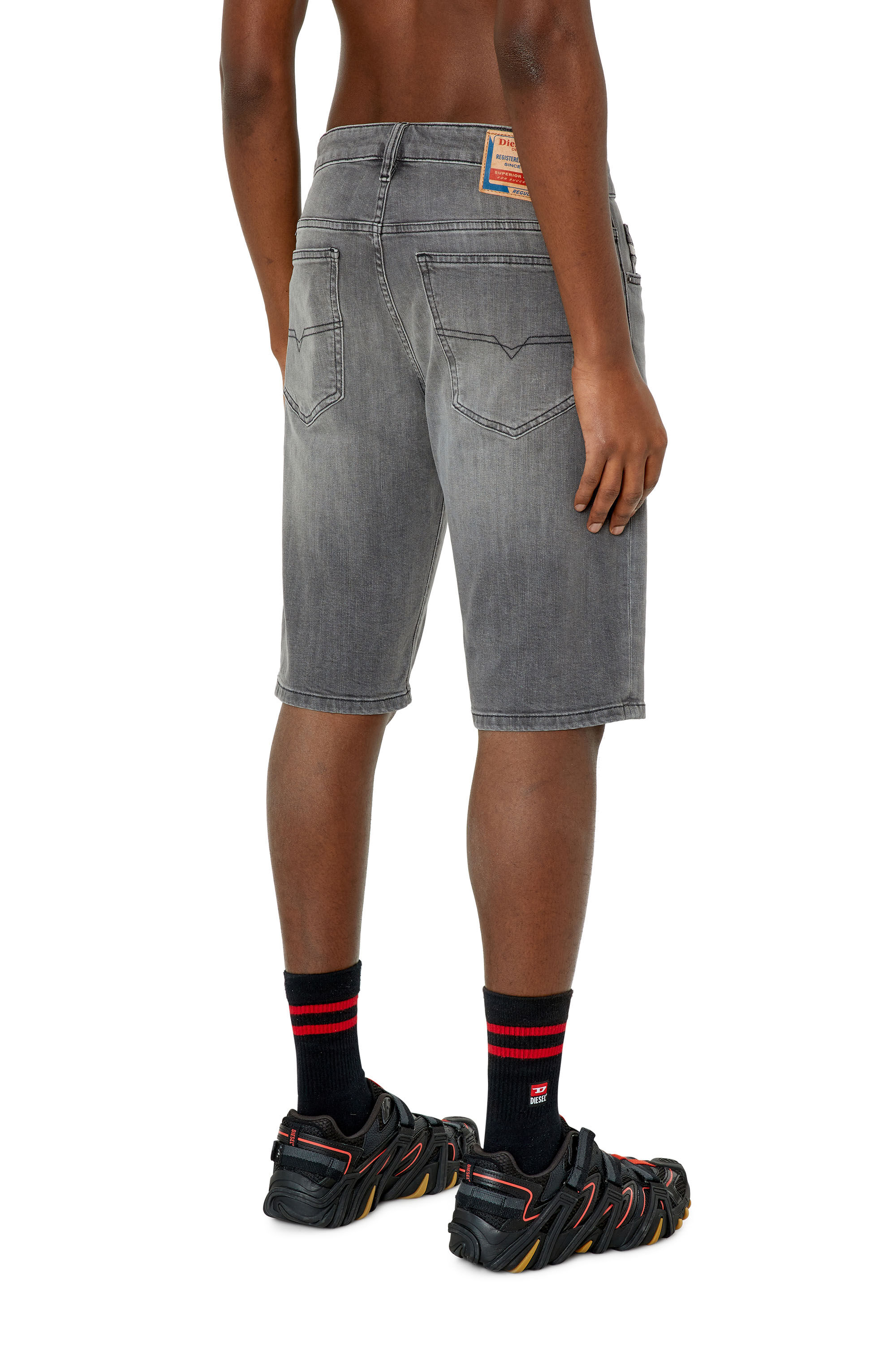 Diesel - SLIM-SHORT, Black/Dark grey - Image 4