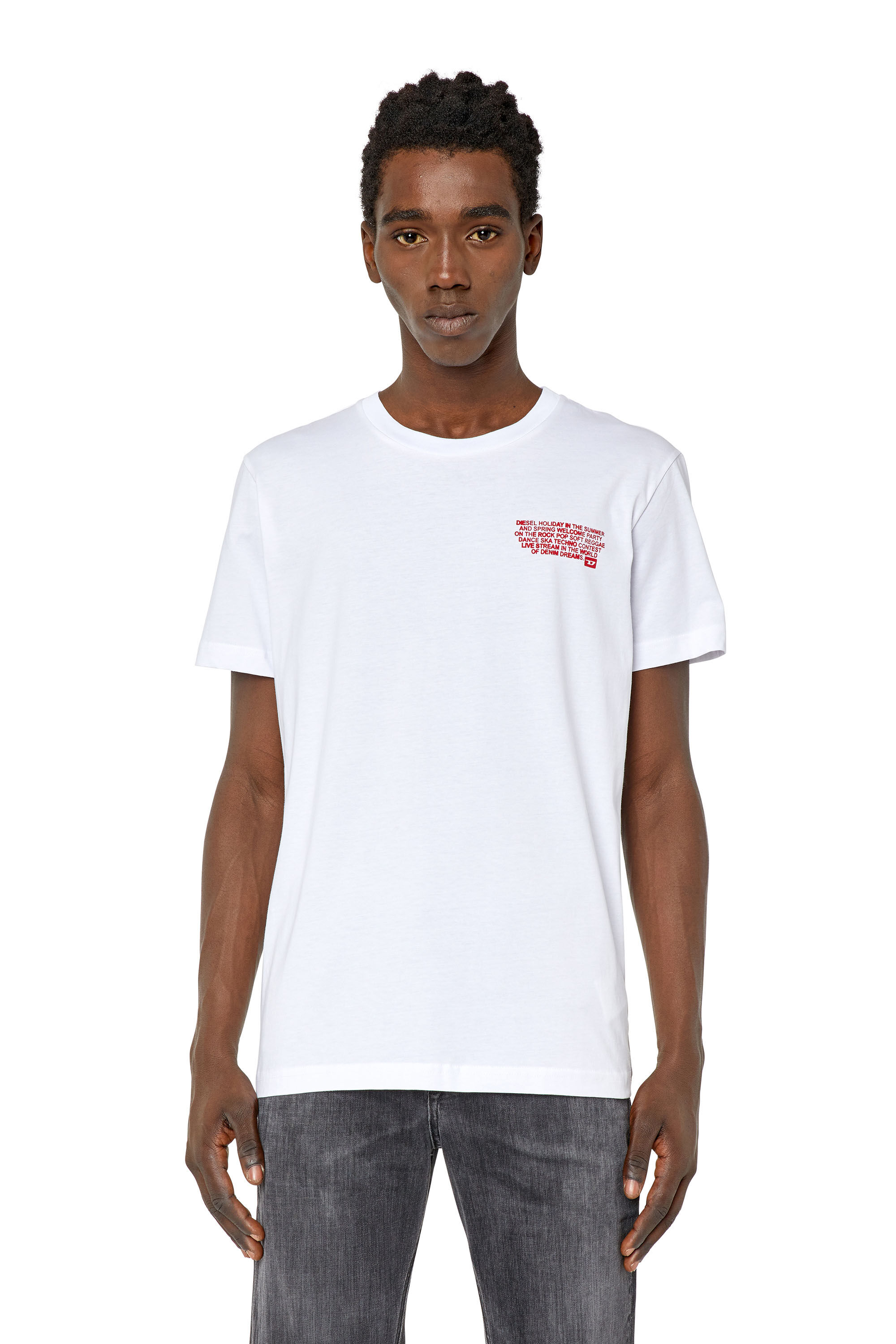 Diesel - T-DIEGOR-K57, Red/White - Image 3