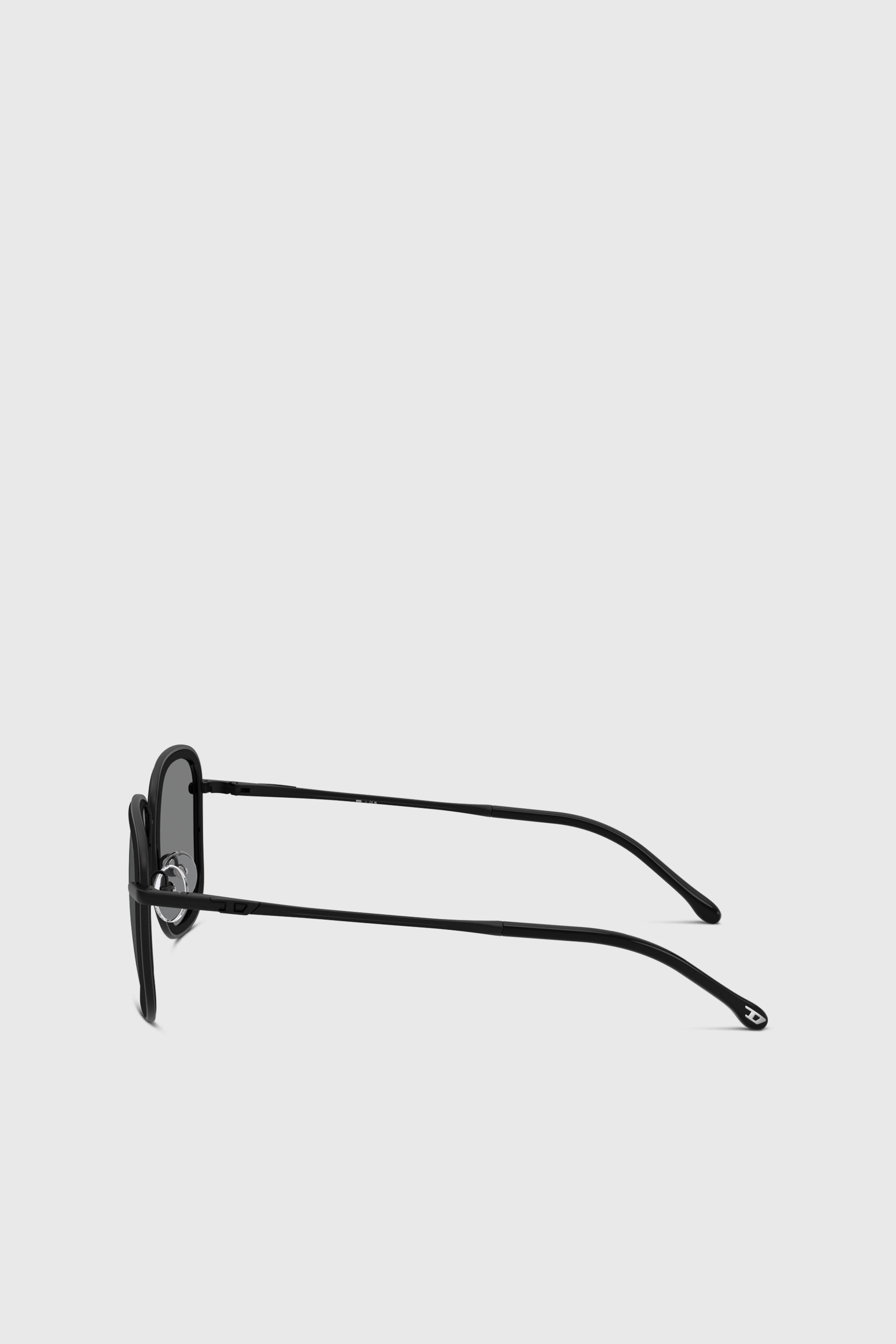 Diesel - 0DL1017, Unisex's Square sunglasses in Black - 2