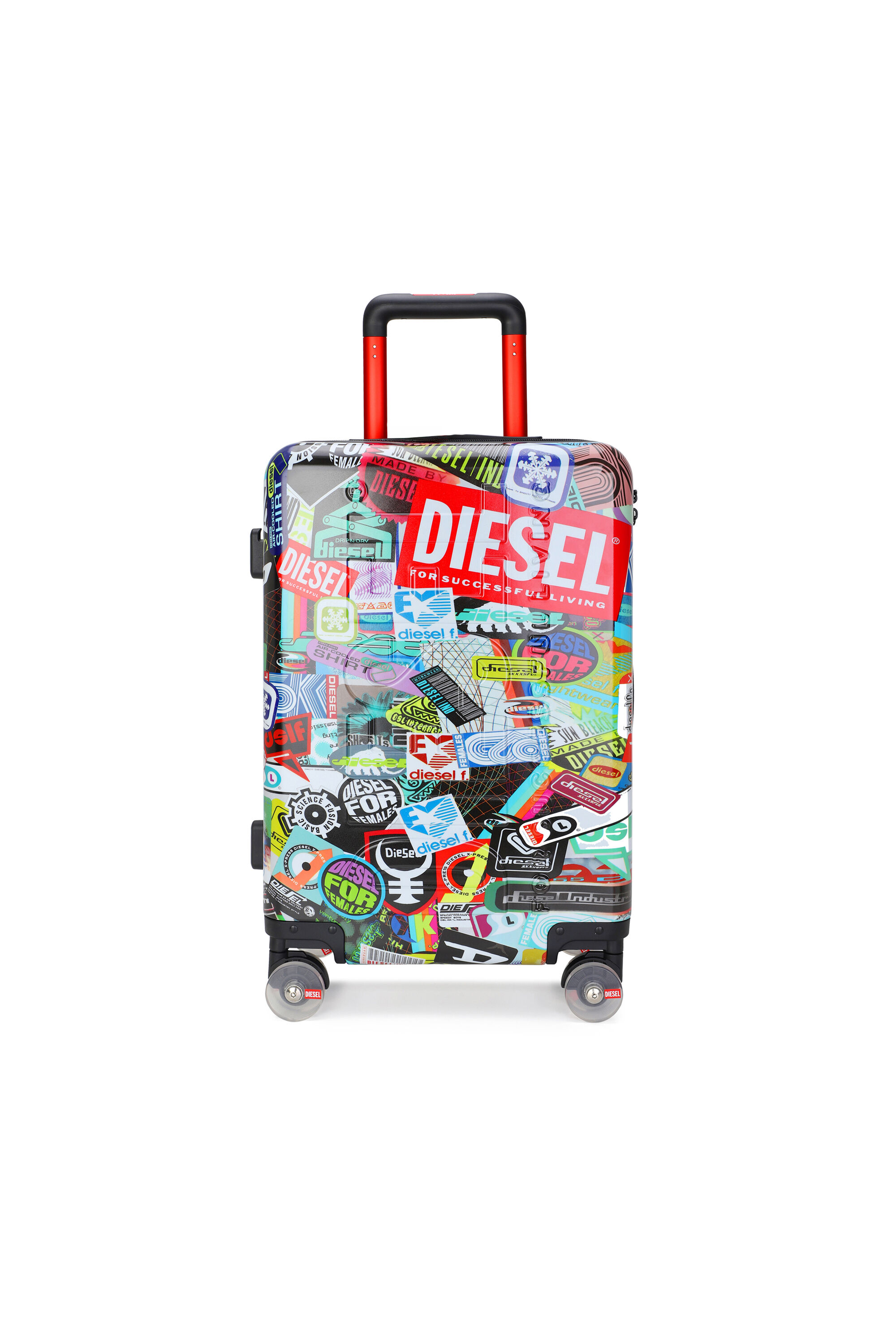 Diesel - DIESEL PC PRINTED TROLLEY-STICKERS- DSL0, Unisex's Sticker style suitcase size S in Multicolor - 2