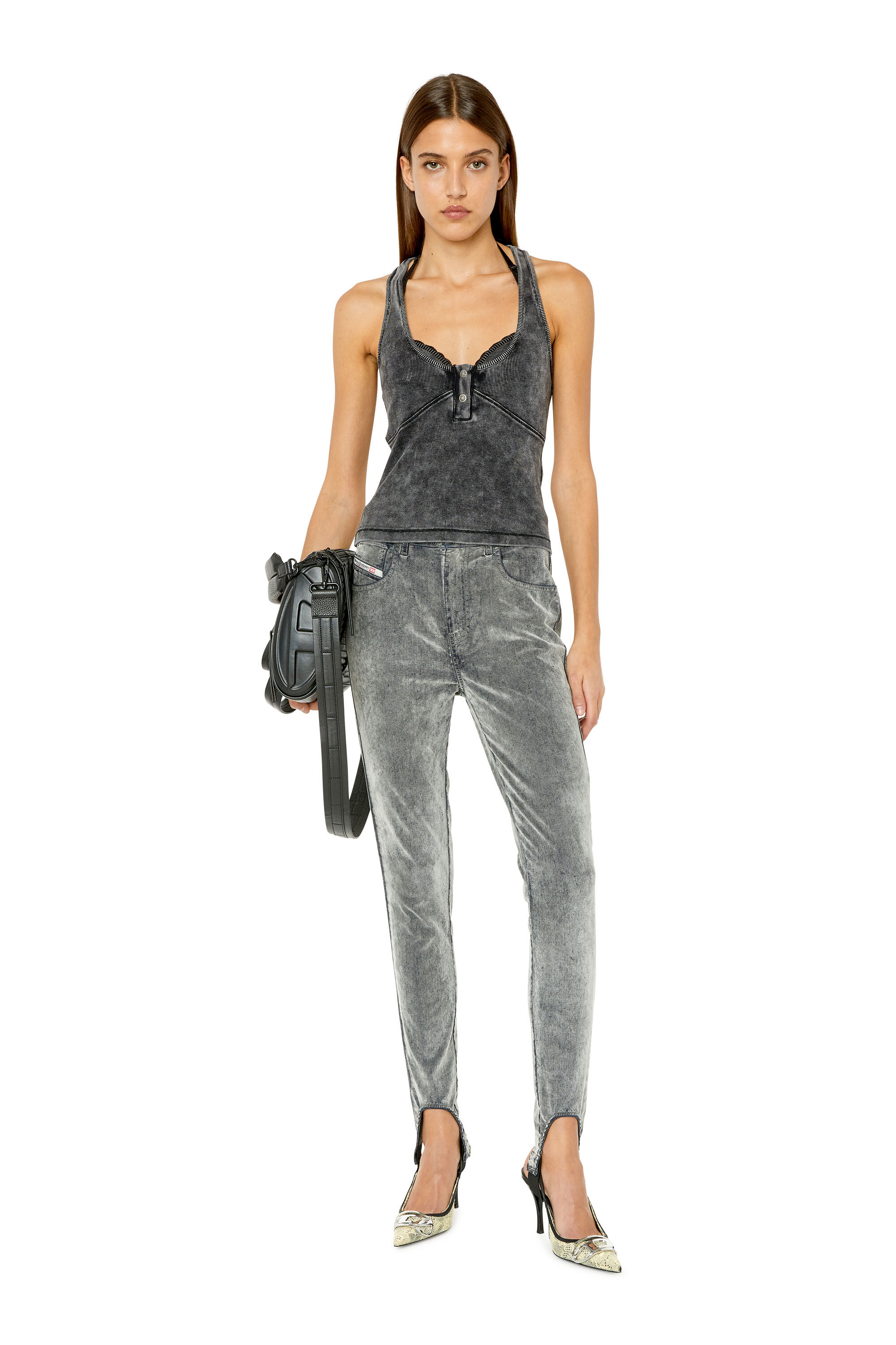 Diesel - T-ANIELLE, Black - Image 1