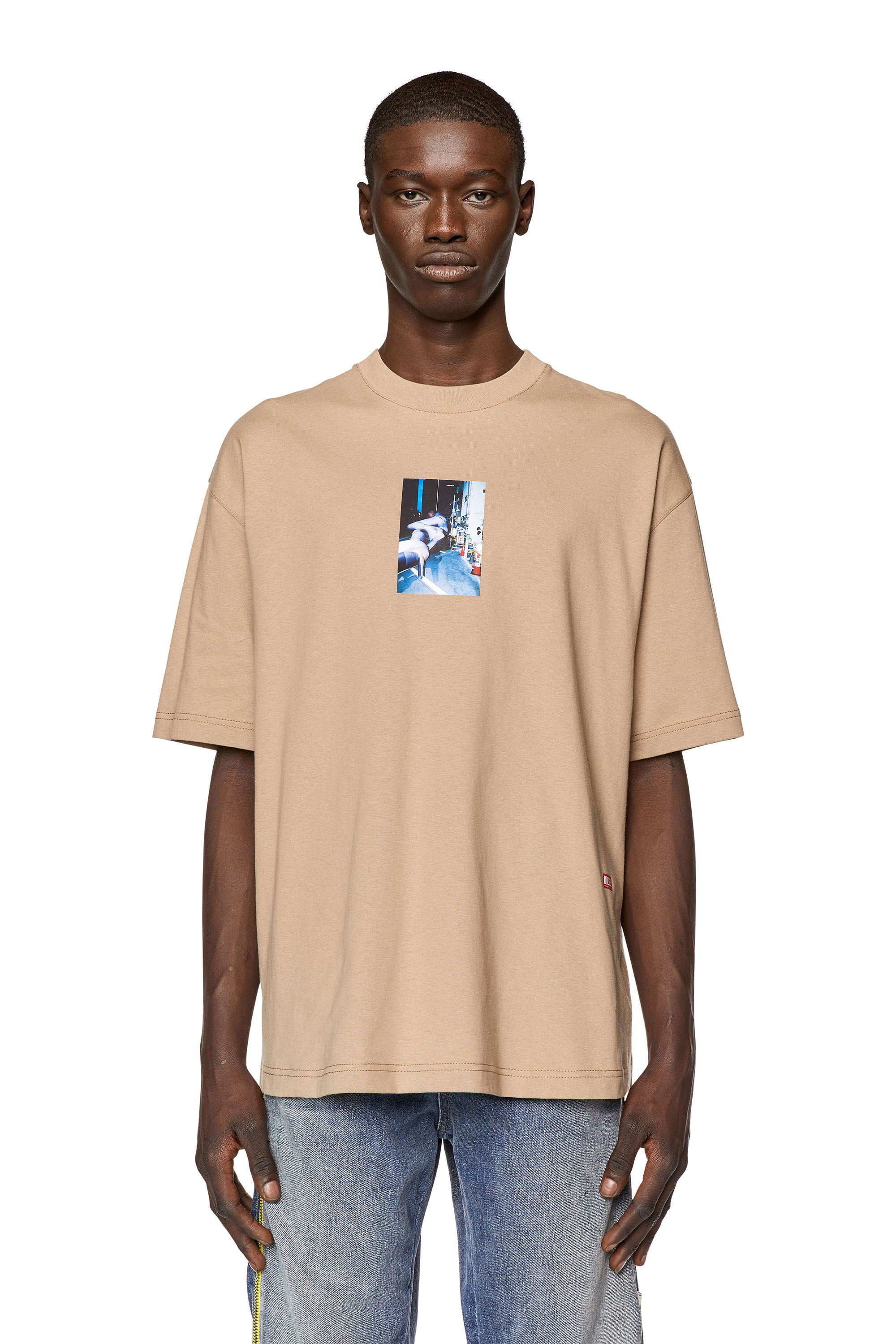 Diesel - T-WASH-L3, Beige - Image 3