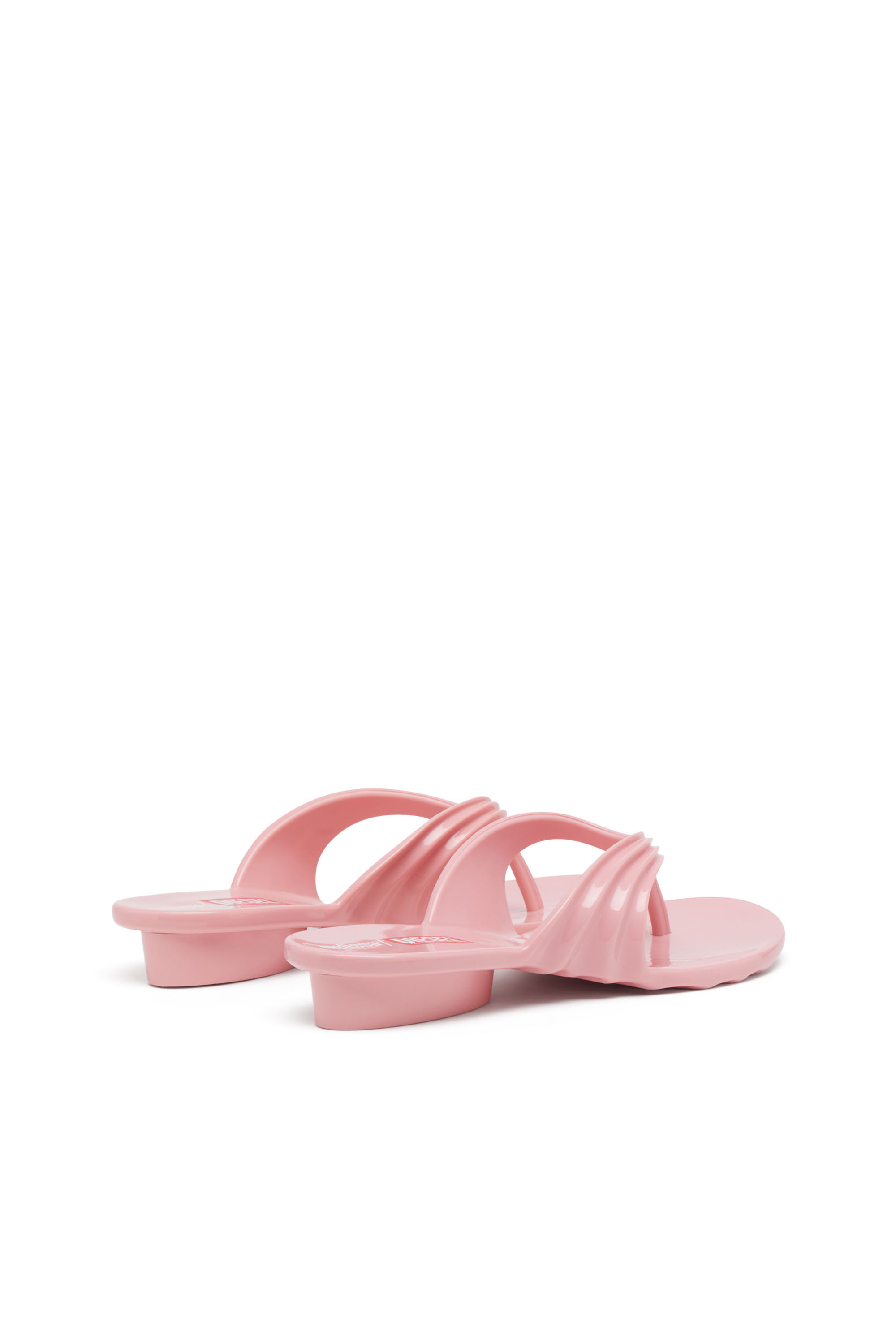 Diesel - MELISSA QUANTUM THONG, Woman's Sculptural flip-flops in Melflex&reg; in Pink - 3
