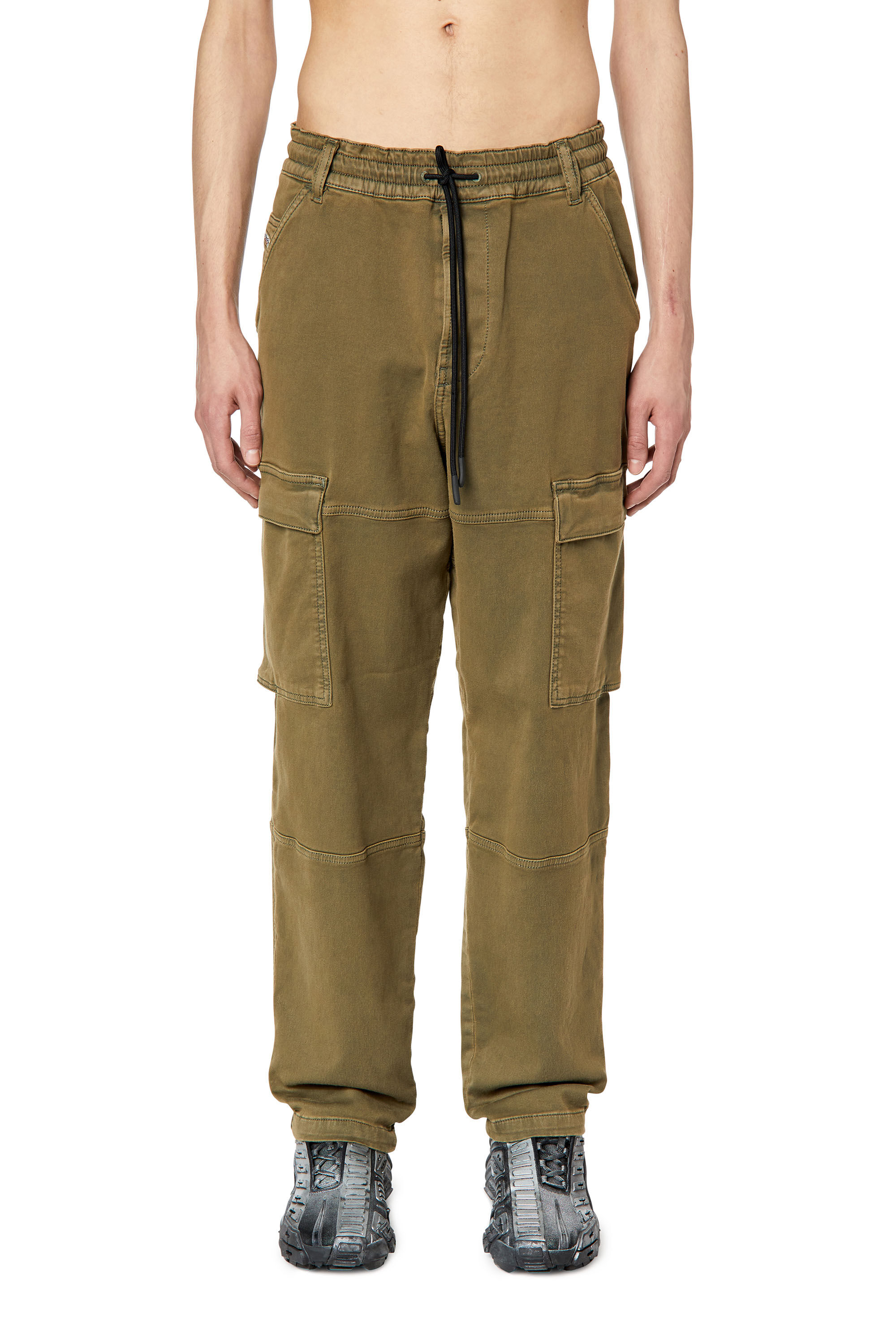 Diesel - Krooley JoggJeans® 068DY Tapered, Military Green - Image 3