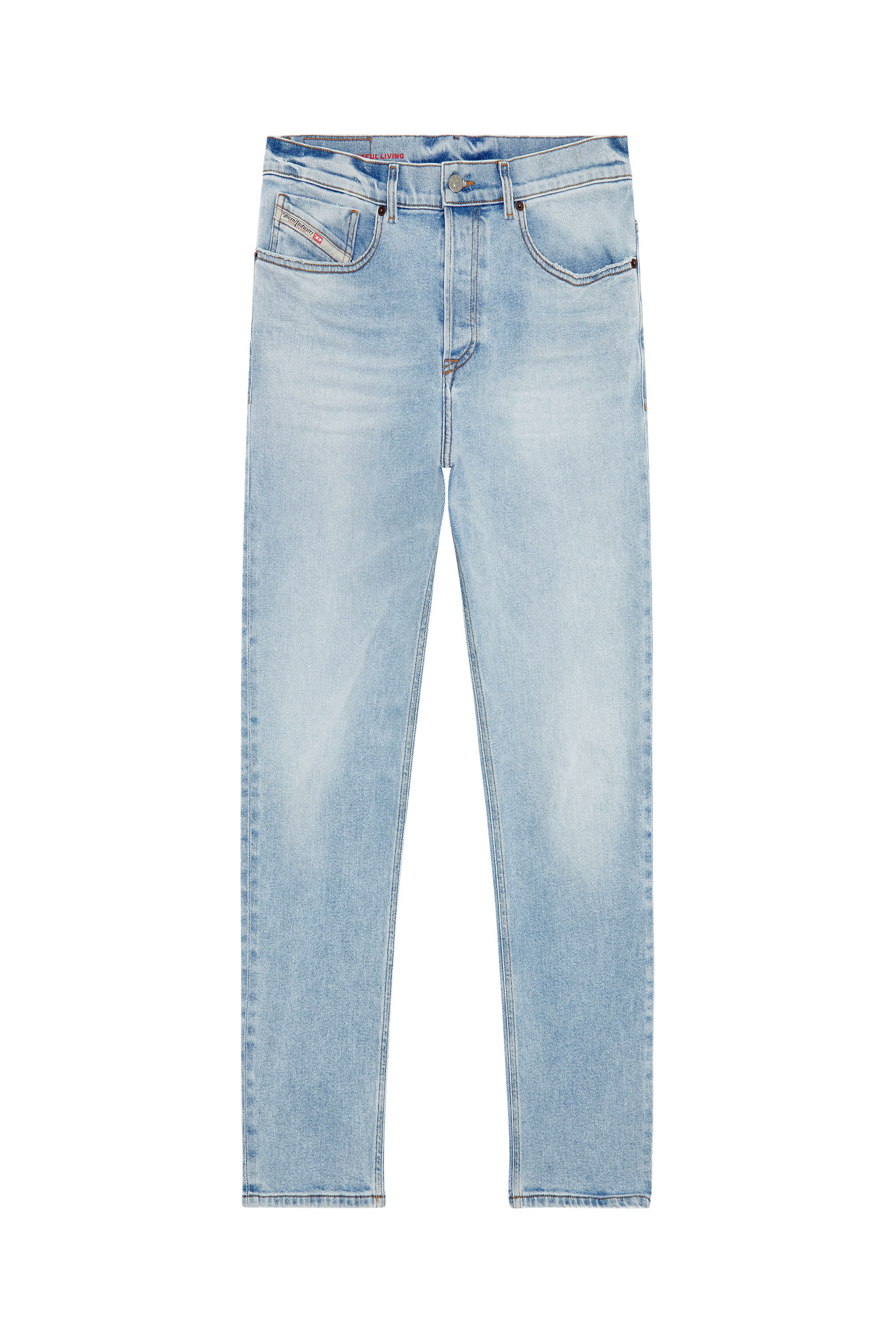 Diesel - Tapered Jeans 2005 D-Fining 09E81, Light Blue - Image 2