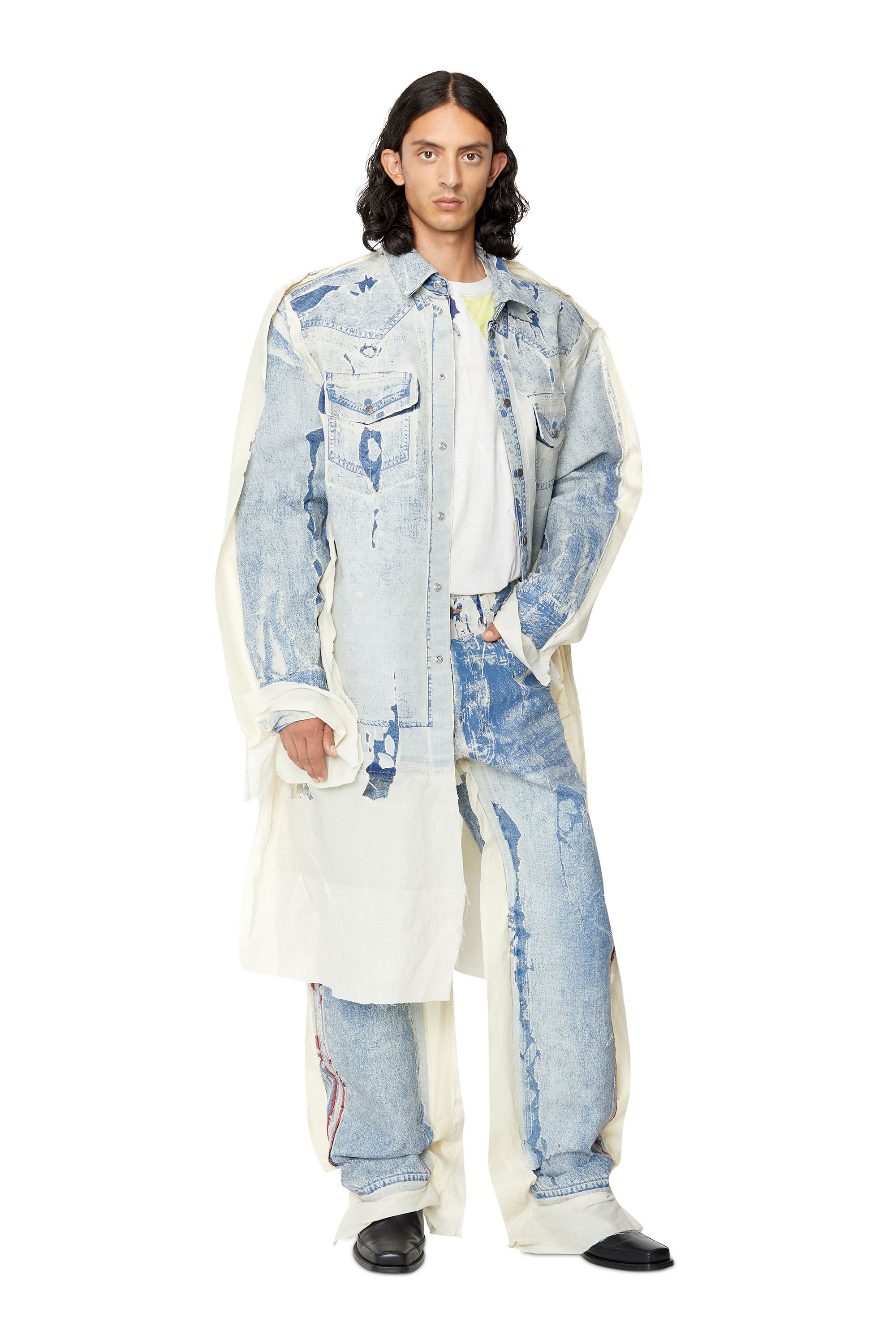 Diesel - 2010 D-Macs 007K3 Straight Jeans, Light Blue - Image 1