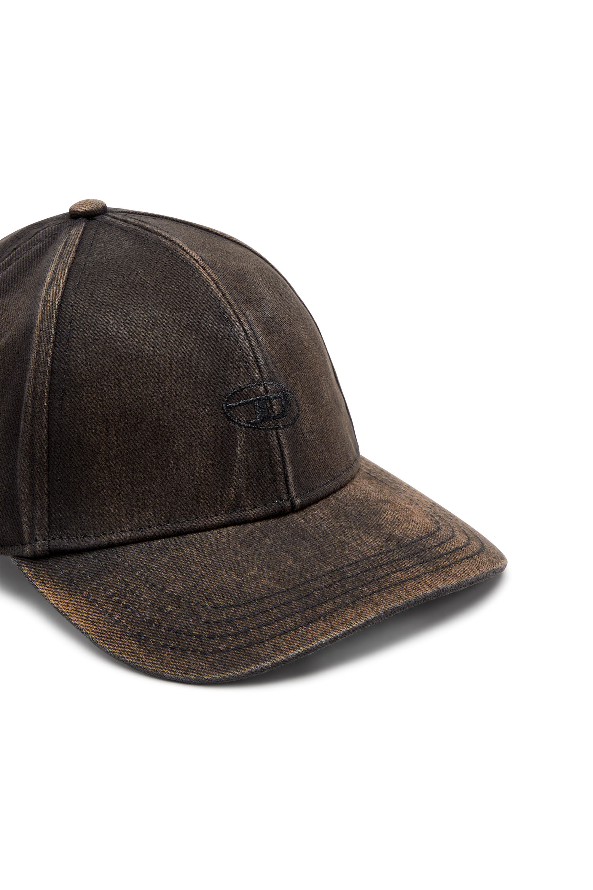 ◆DIESEL◆ CORE DIV WASH BALL CAP OFF WHITE A113560PFAA1AB A Men's Baseball cap with logo embroidery | Diesel CORRY-DIV-WASH