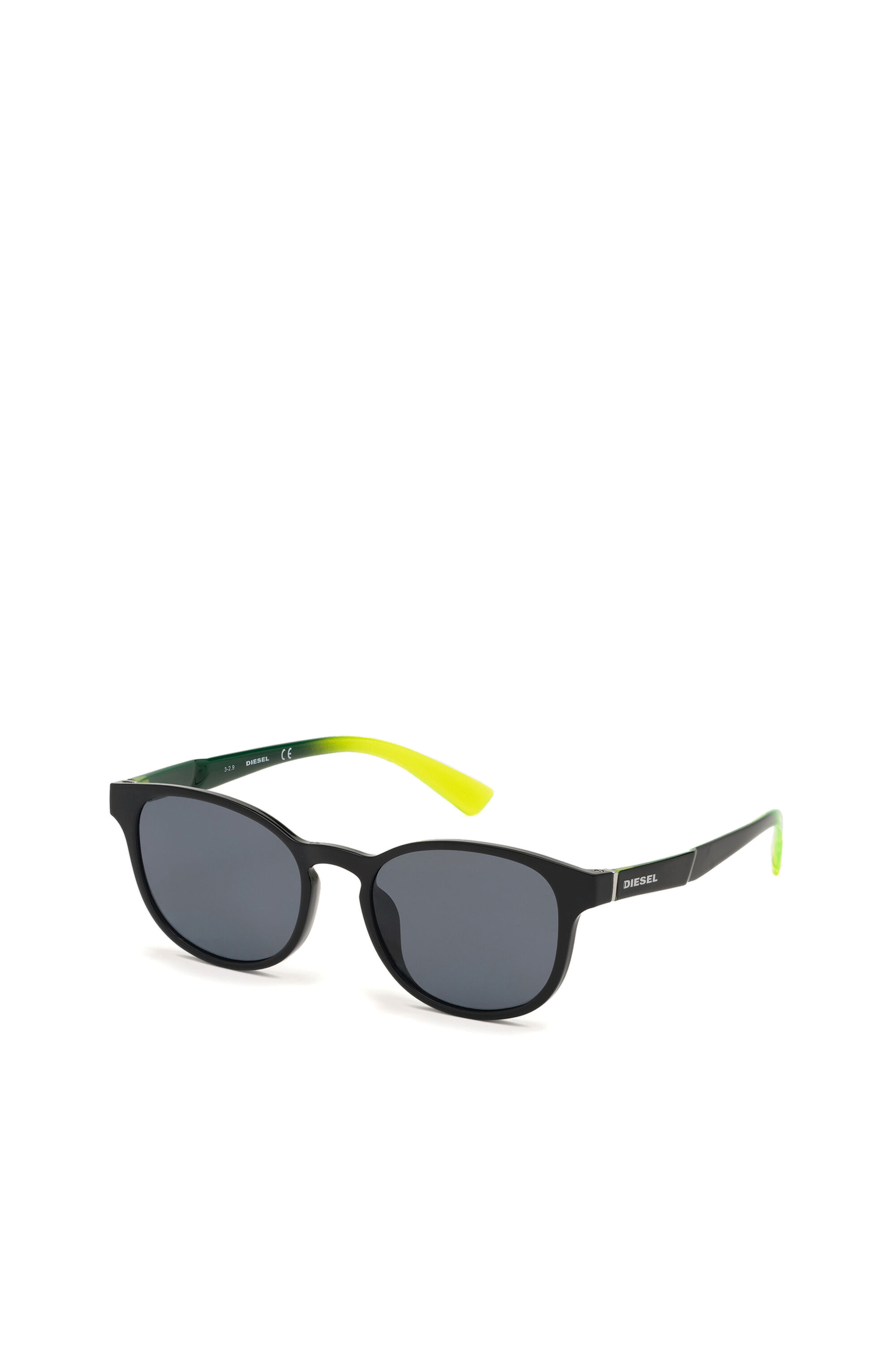 Diesel - DL0328, Unisex's Unisex glasses with polarized lenses in Black/Yellow - 2