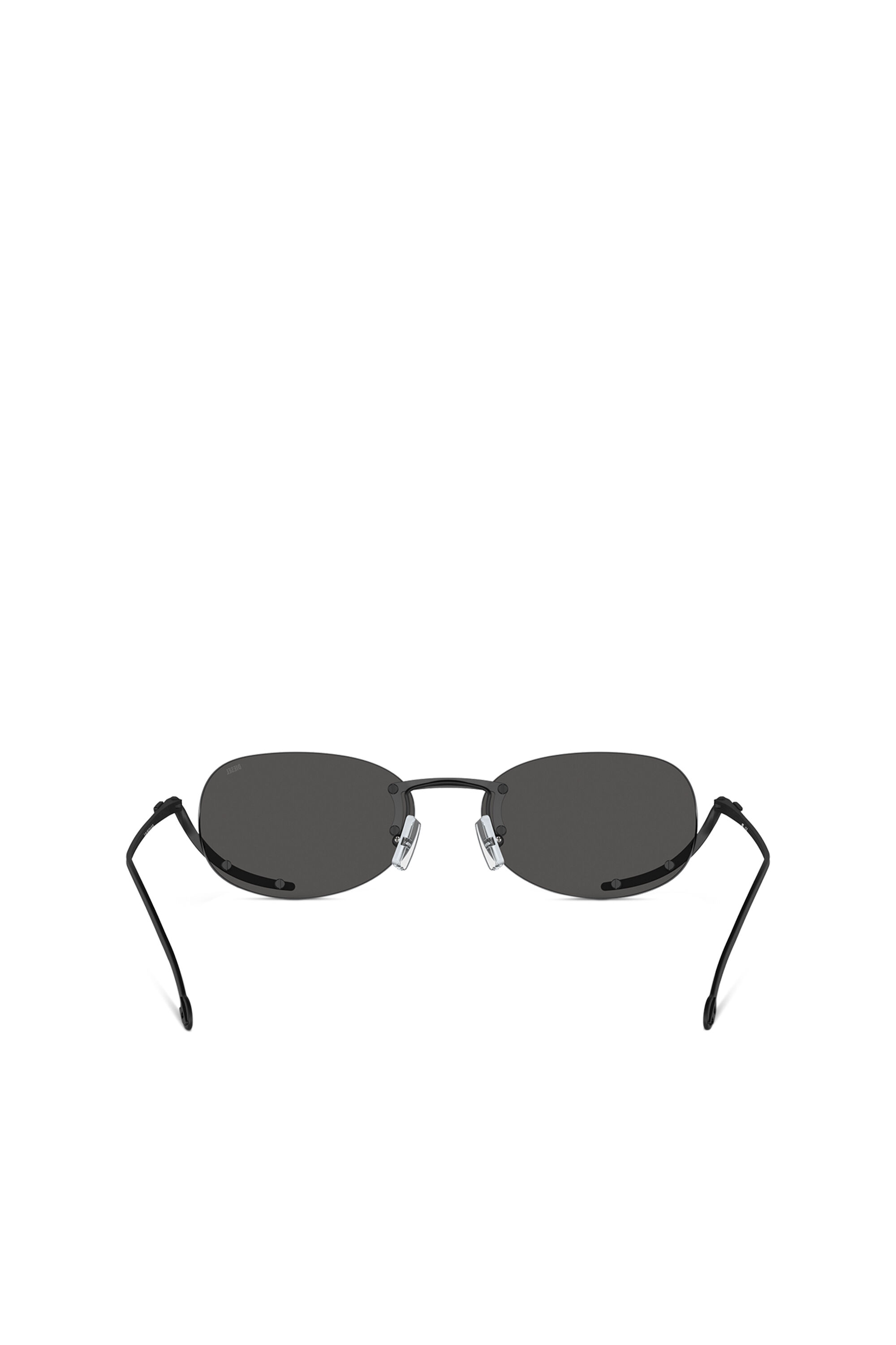 Women's Oval sunglasses | Black | Diesel