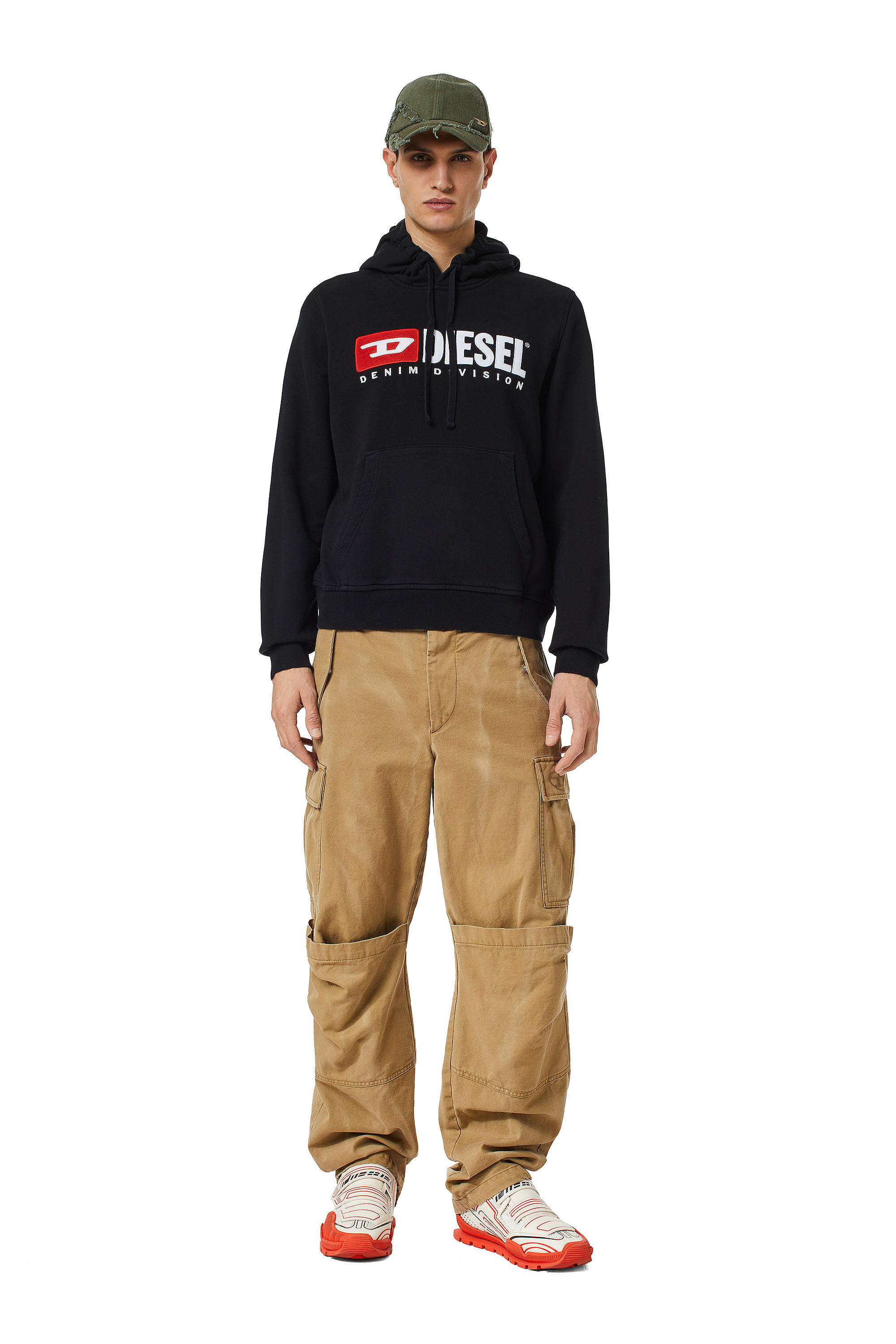 Diesel - S-GINN-HOOD-DIV, Black - Image 1