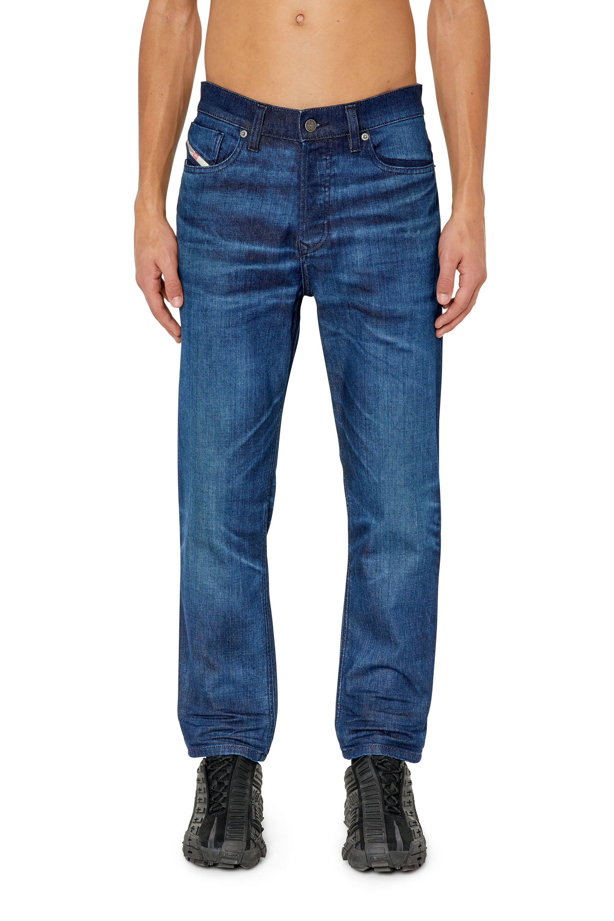 Diesel - Tapered Jeans 2005 D-Fining 0TFAT, Dark Blue - Image 3