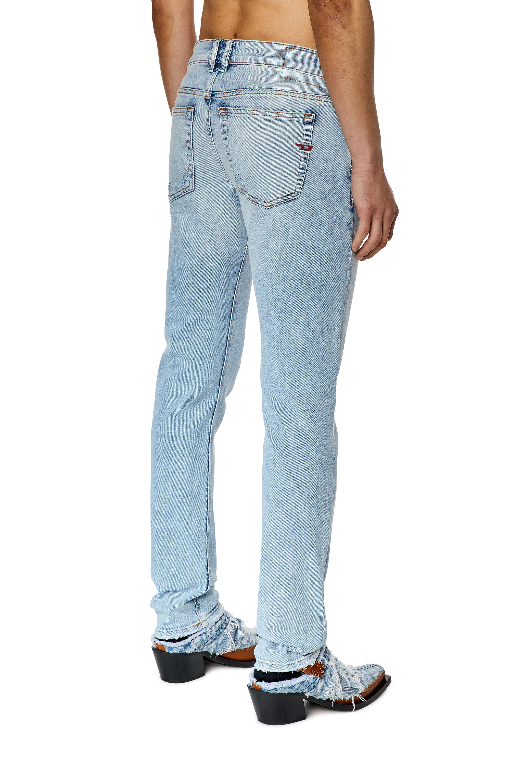 Diesel - 1979 Sleenker 09E90 Skinny Jeans, Light Blue - Image 4
