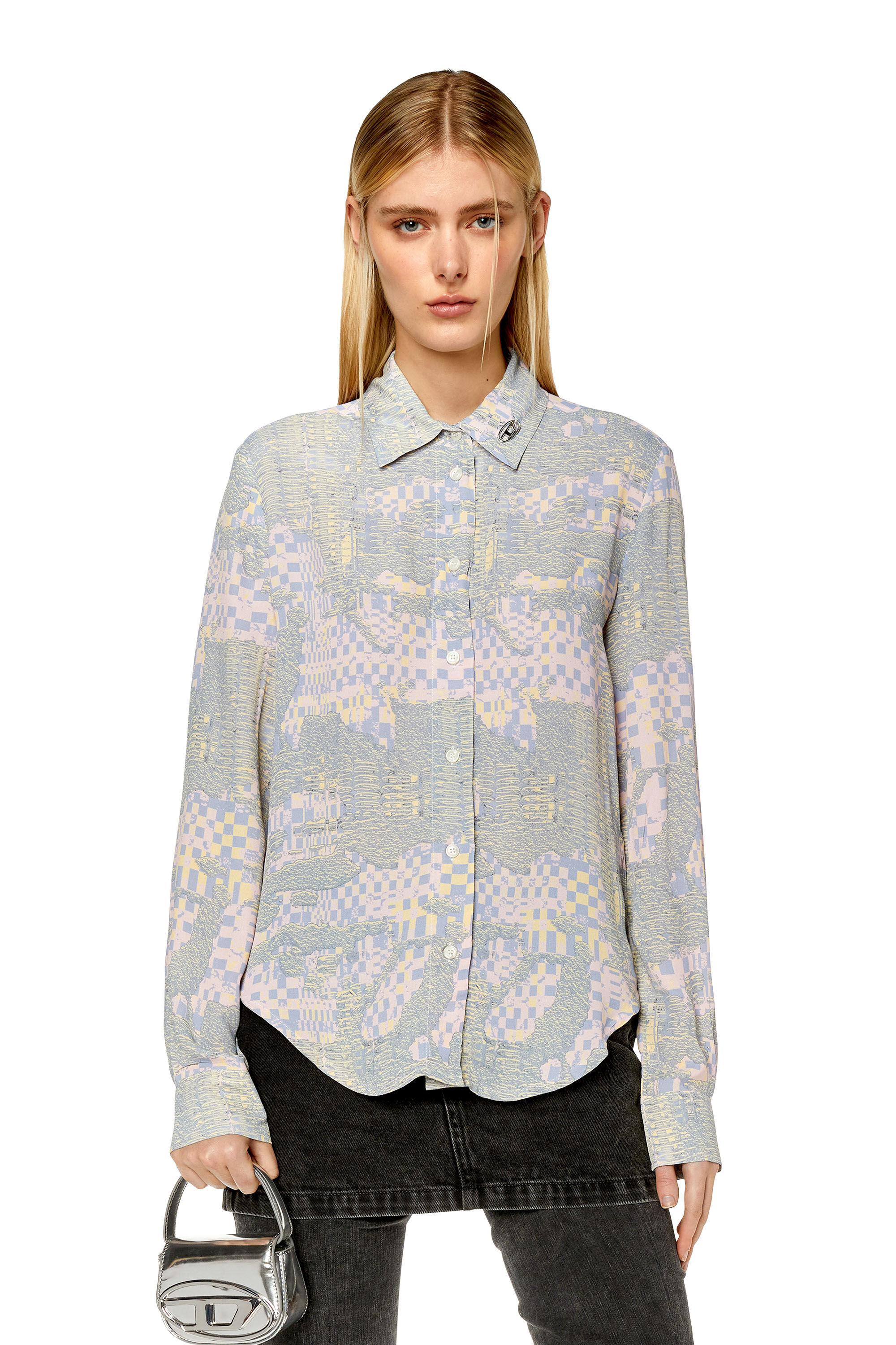 Diesel - C-GISEY-AOP, Pink/Green - Image 3