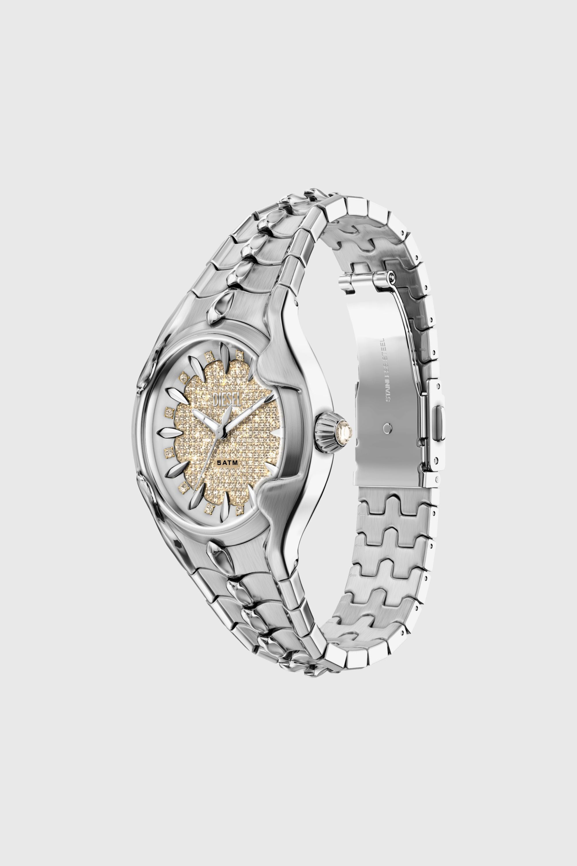 Diesel - DZ5631 WATCH, Man's Vert Stainless Steel Watch in Silver - 7