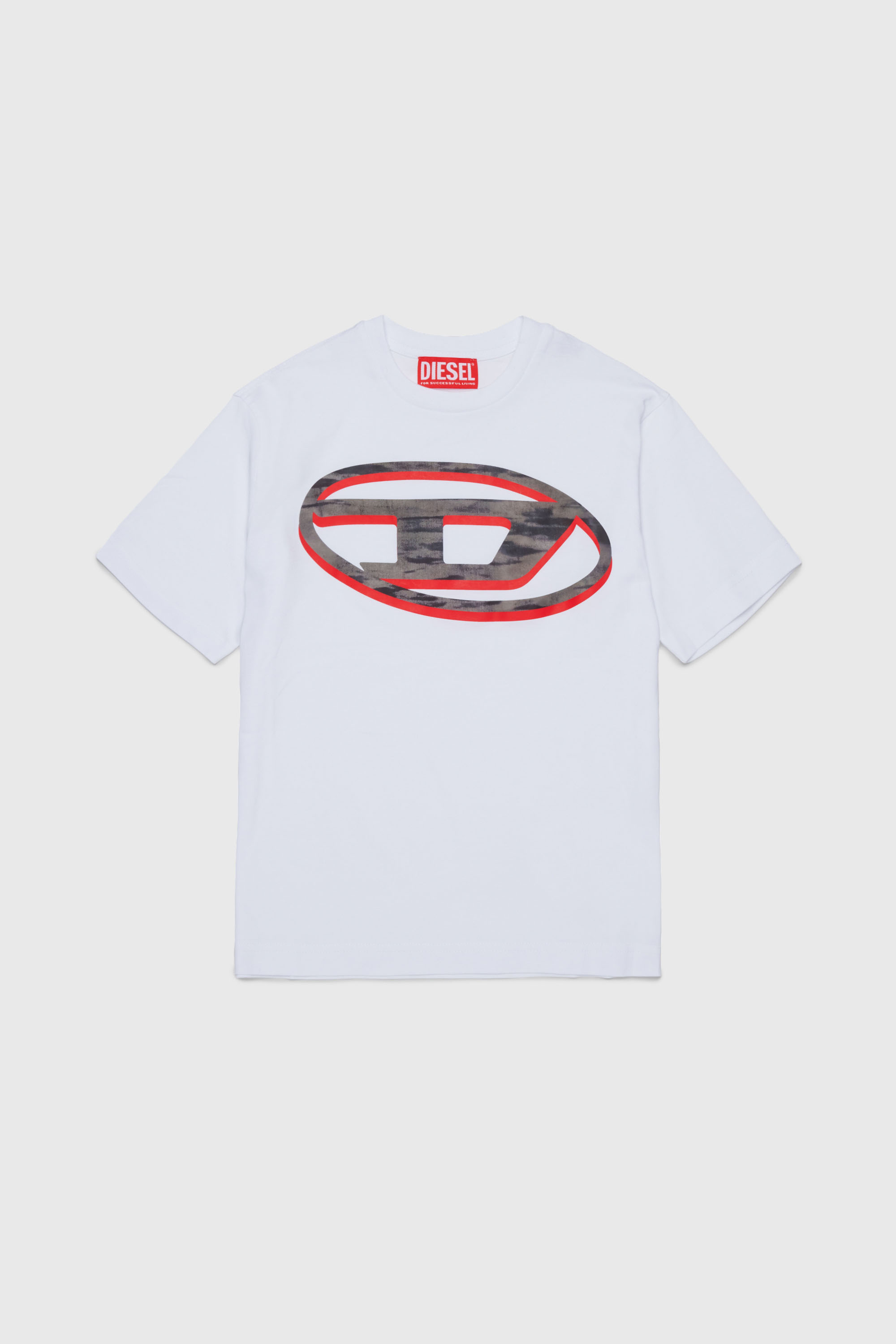 T-shirt with two-tone Oval D print