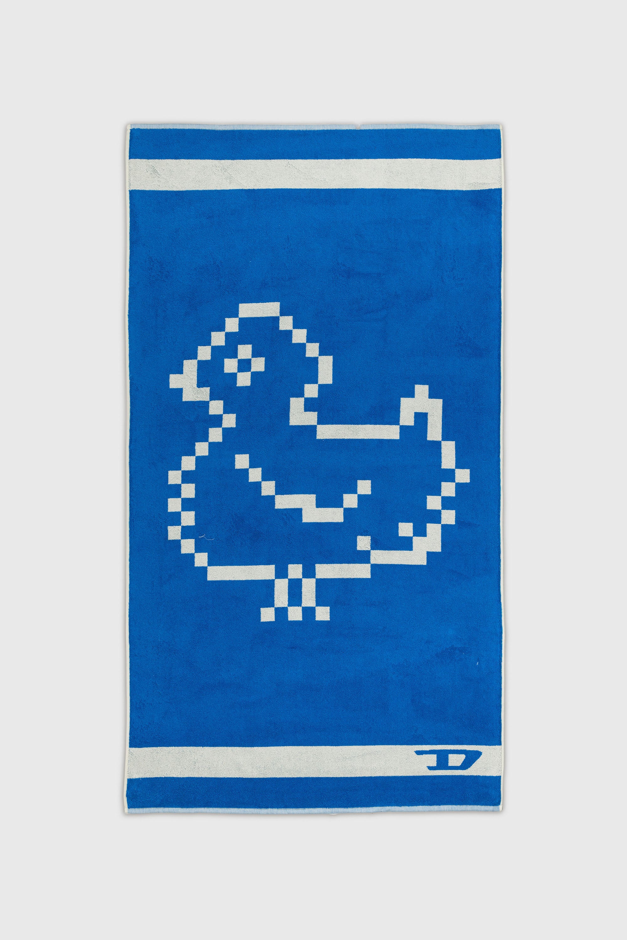 Diesel - 1018134  PIXEL TOYS 1 GREY/BLUE TOWEL, Unisex's Terry towel 100x180 cm in Blue - 1