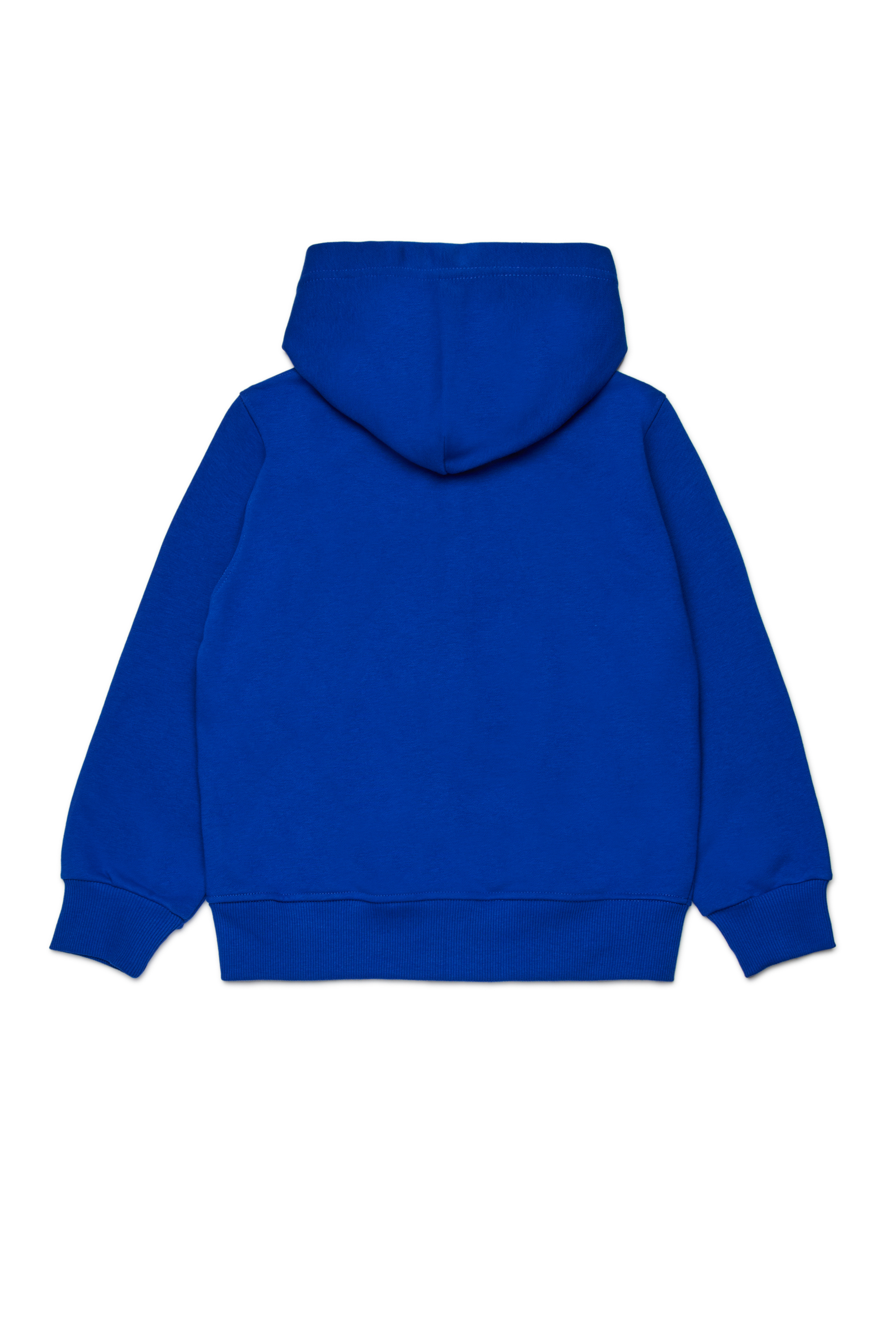 Diesel - SDROPSHOODZ OVER, Man's Cotton zip-up hoodie in Blue - 2