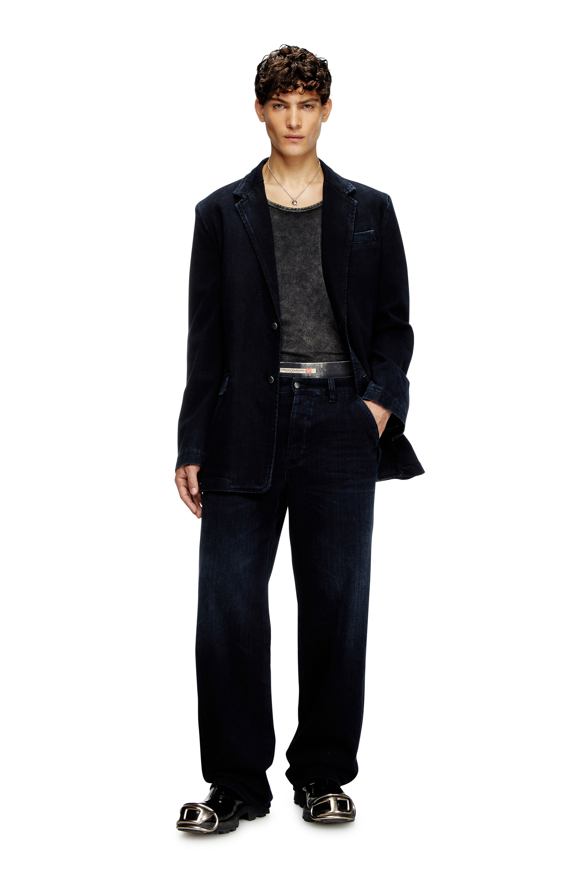 Regular Jeans D-Phant-chino 09L54, Dark Blue Diesel - Unisex's Regular Jeans D-Phant-chino 09L54, Dark Blue - 1