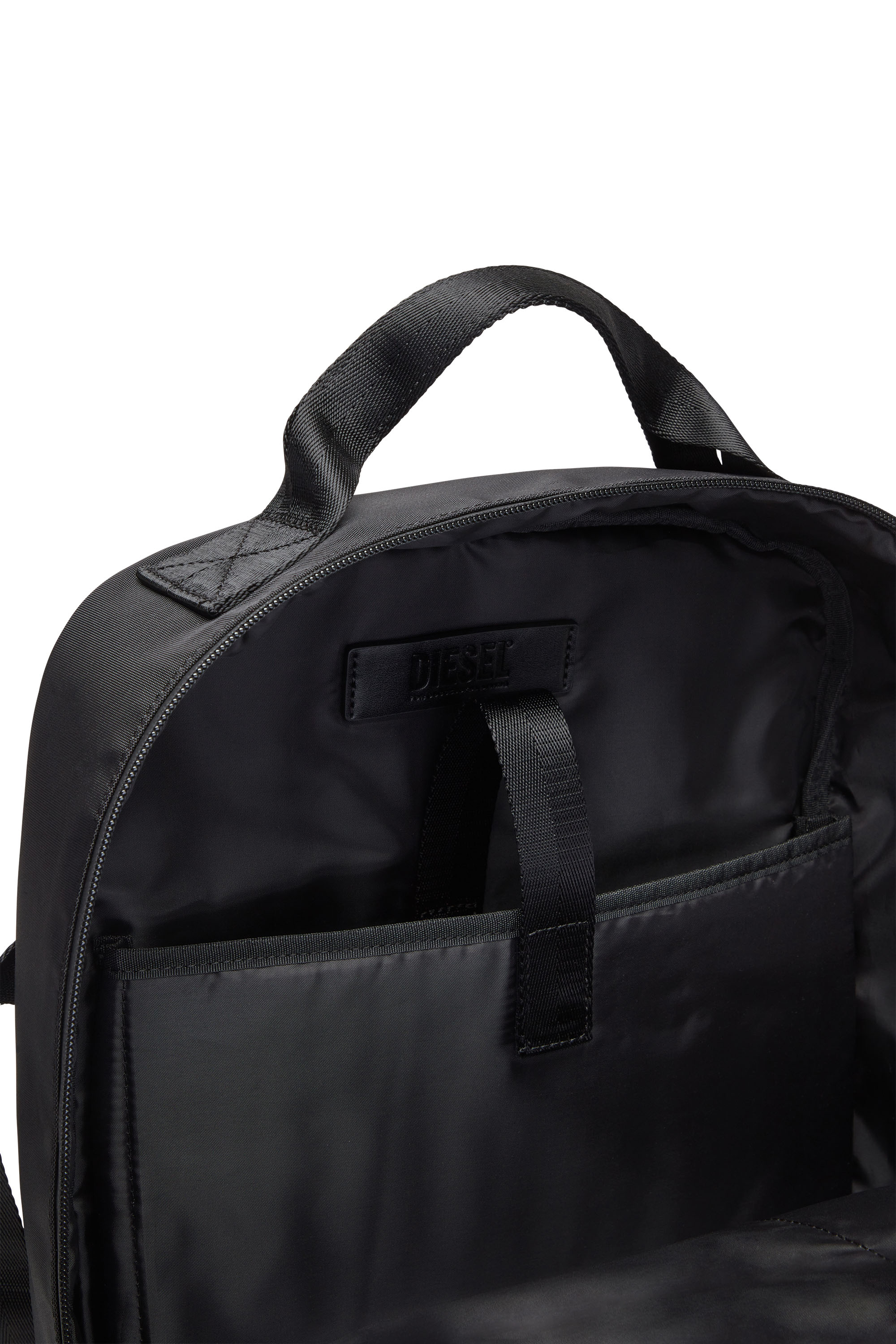 Diesel - DSRT BACKPACK, Man's Dsrt-Utility backpack in printed nylon in Black - 4
