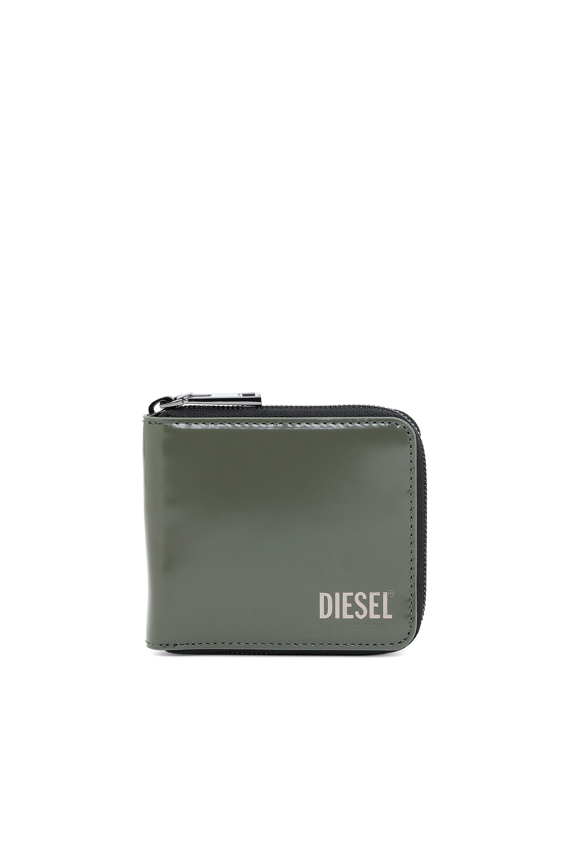 HIRESH XS ZIPPI, Military Green - Zip-Round Wallets