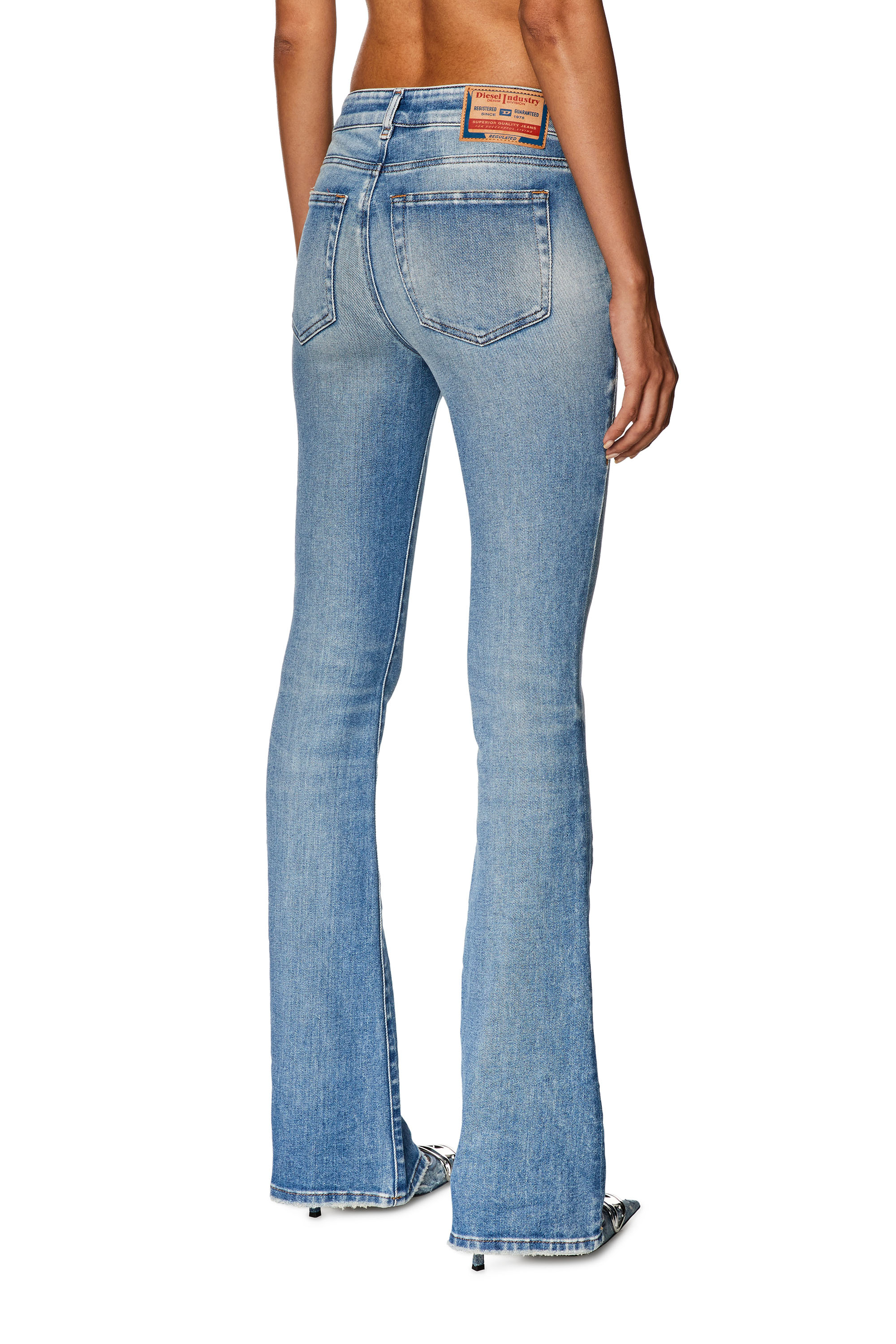 Diesel - Bootcut and Flare Jeans 1969 D-Ebbey 09G70, Light Blue - Image 2