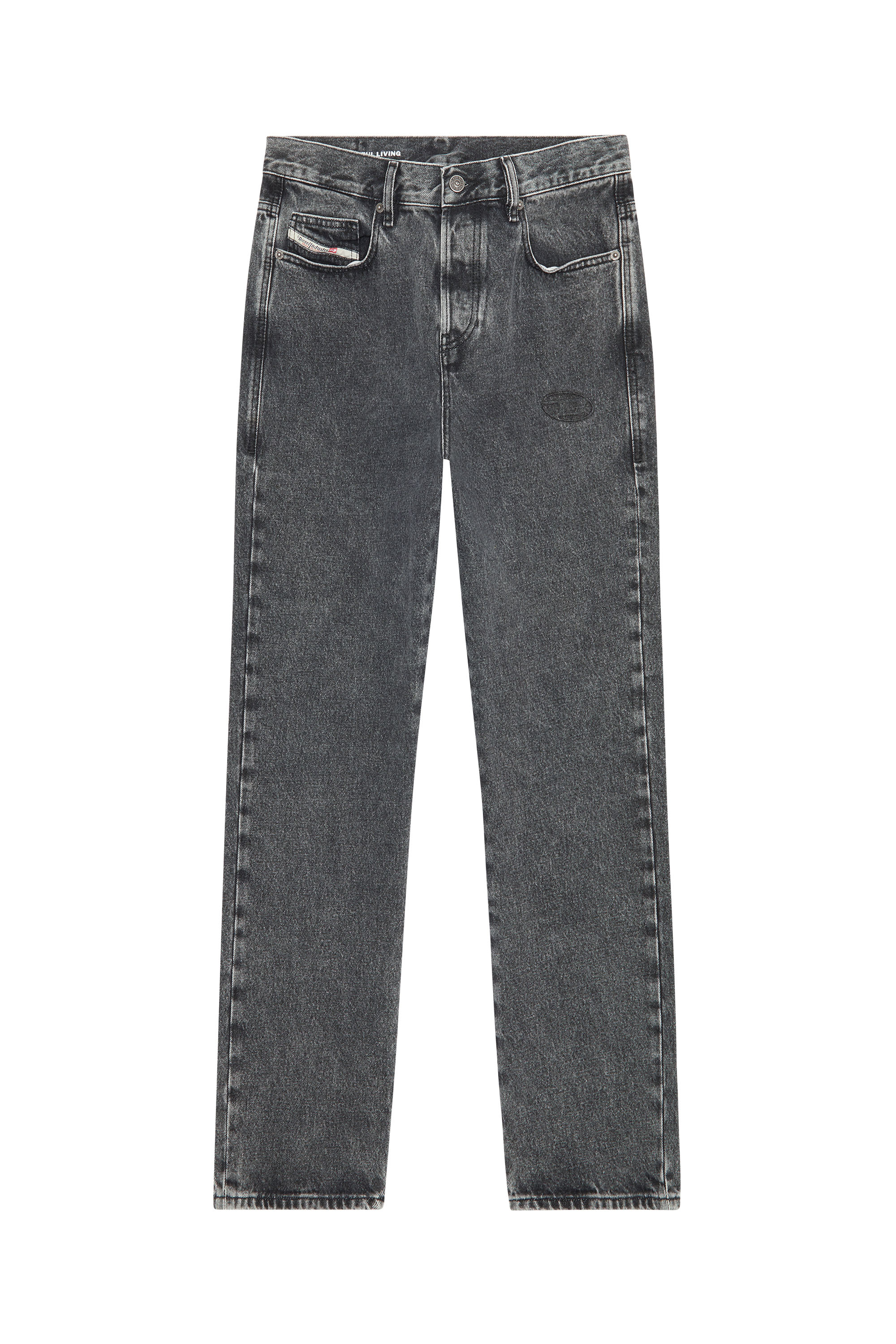 Diesel - Straight Jeans 2020 D-Viker 007N4, Black/Dark grey - Image 5
