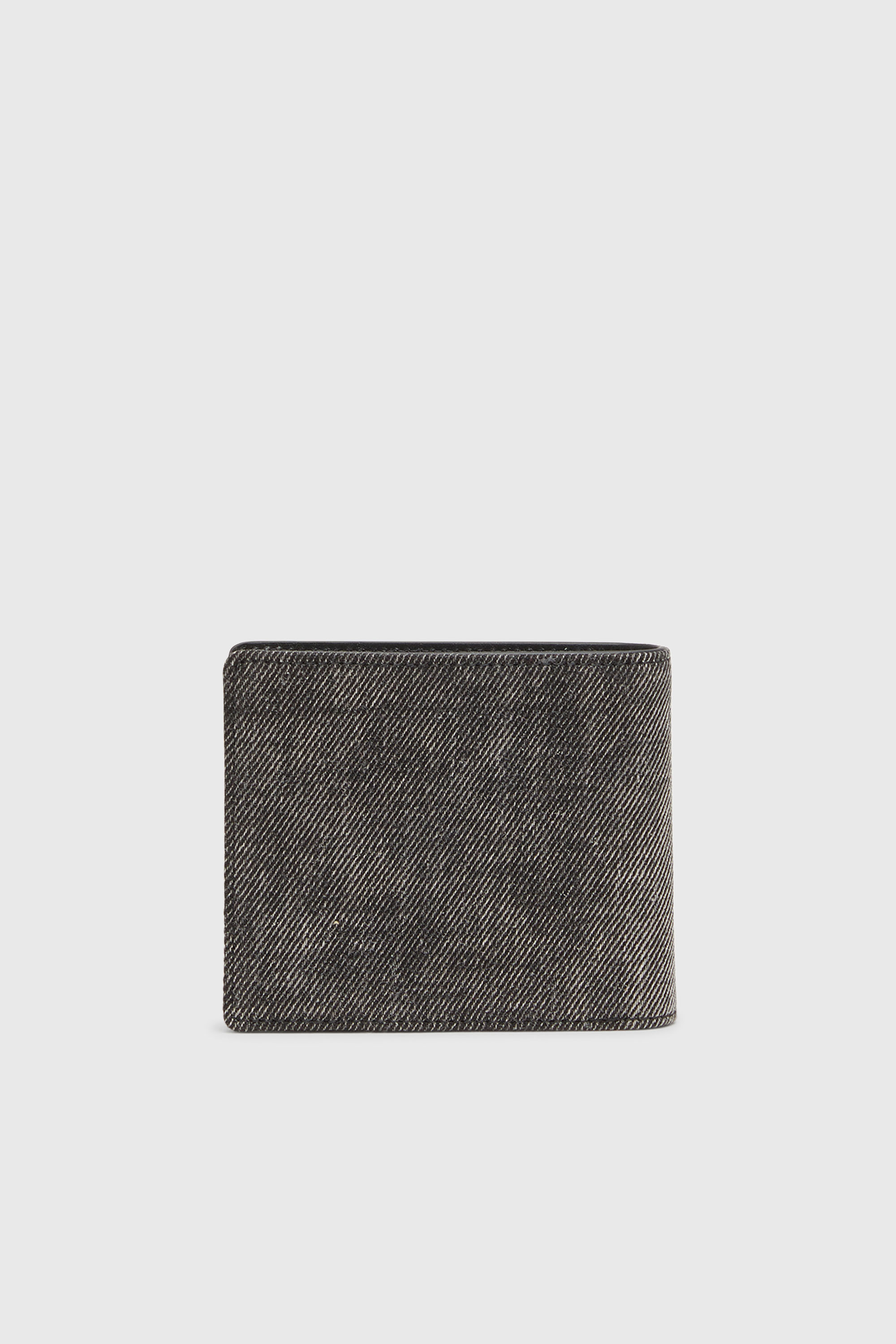 Diesel - 1DR BI FOLD COIN S 3D, Unisex's Wallet in washed denim in Dark grey - 2