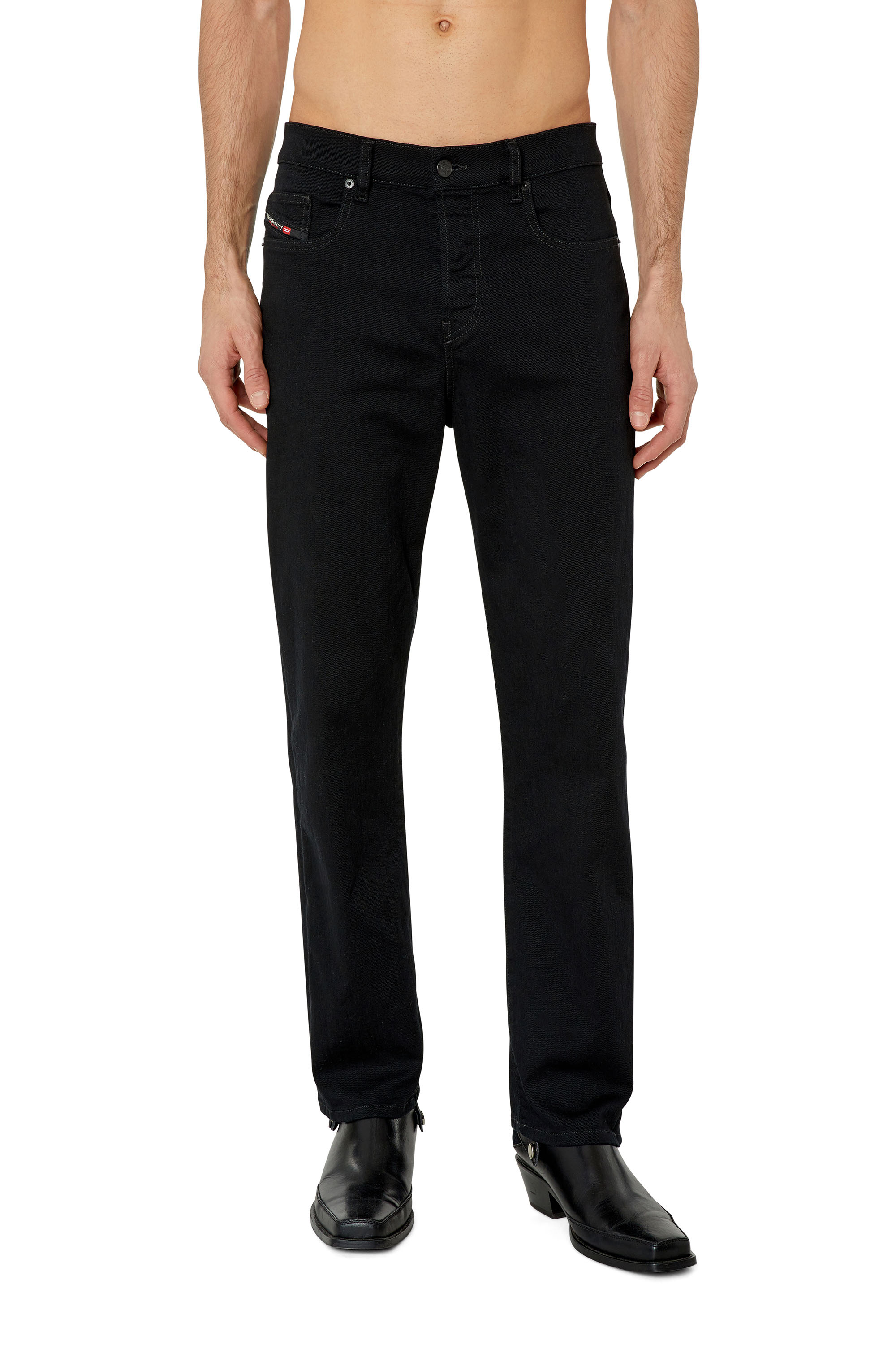Diesel - 2020 D-Viker 069YP Straight Jeans, Black/Dark grey - Image 1