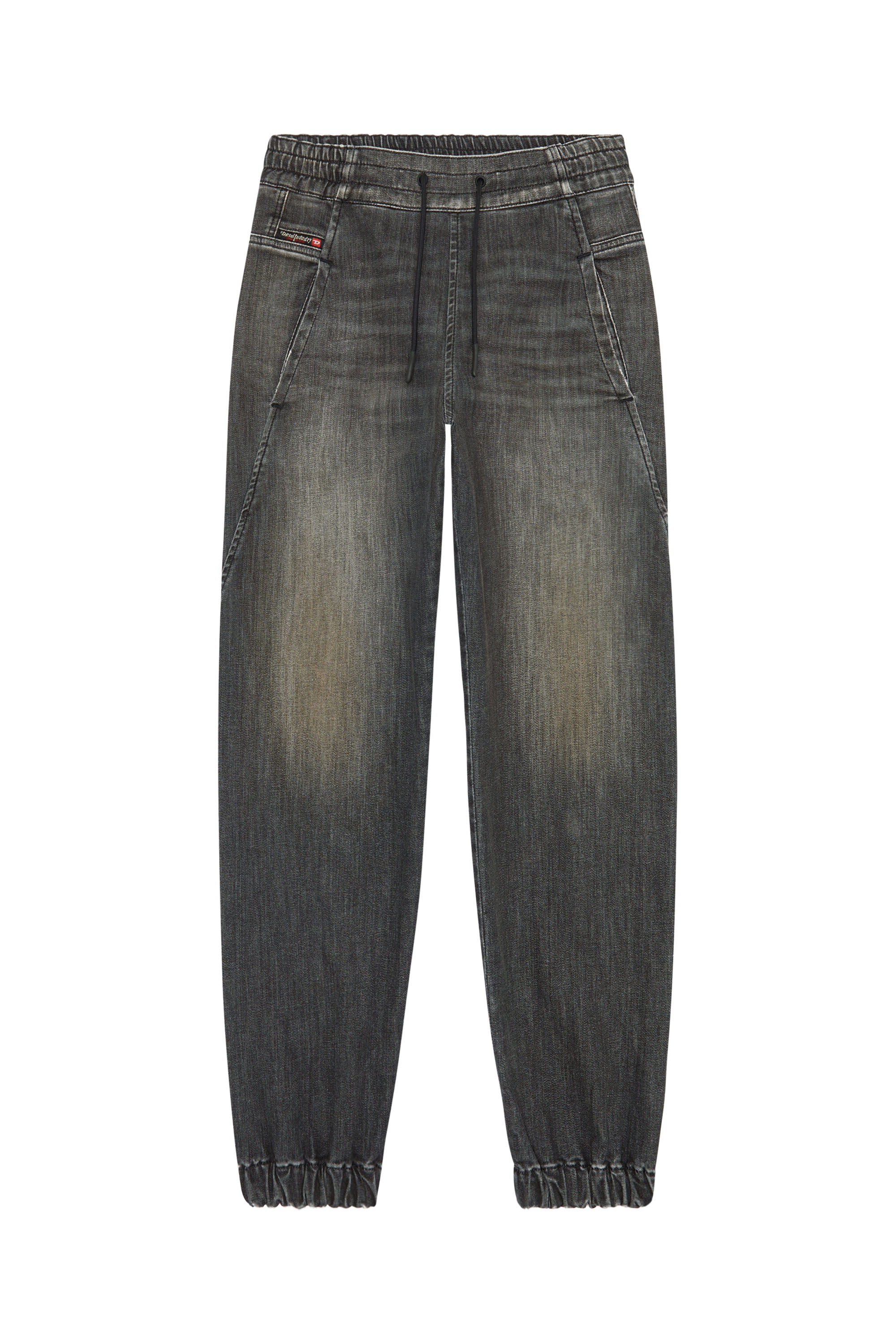 Diesel - Boyfriend Krailey JoggJeans® 09F01, Black/Dark grey - Image 5
