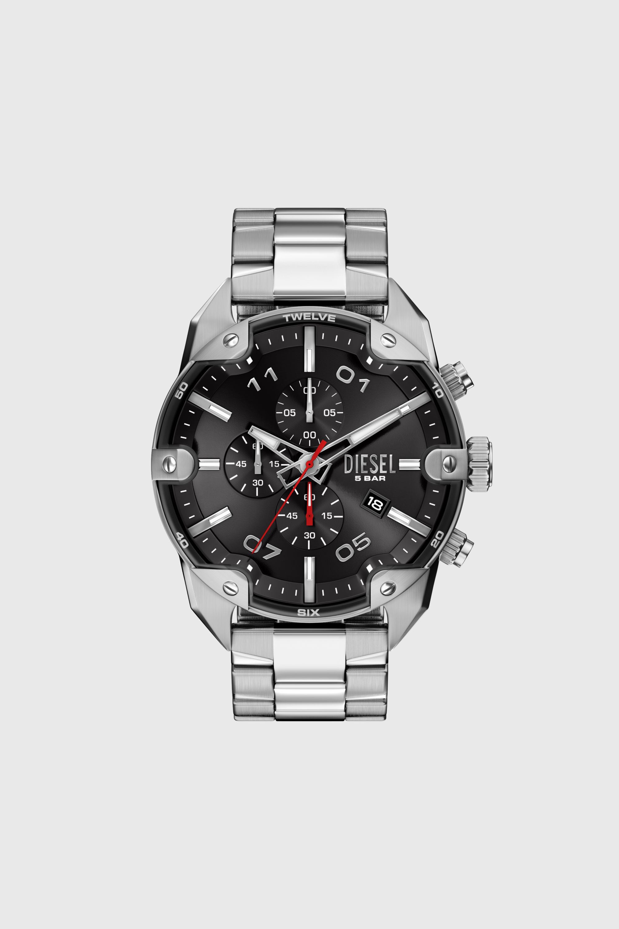 Spiked Stainless Steel Watch