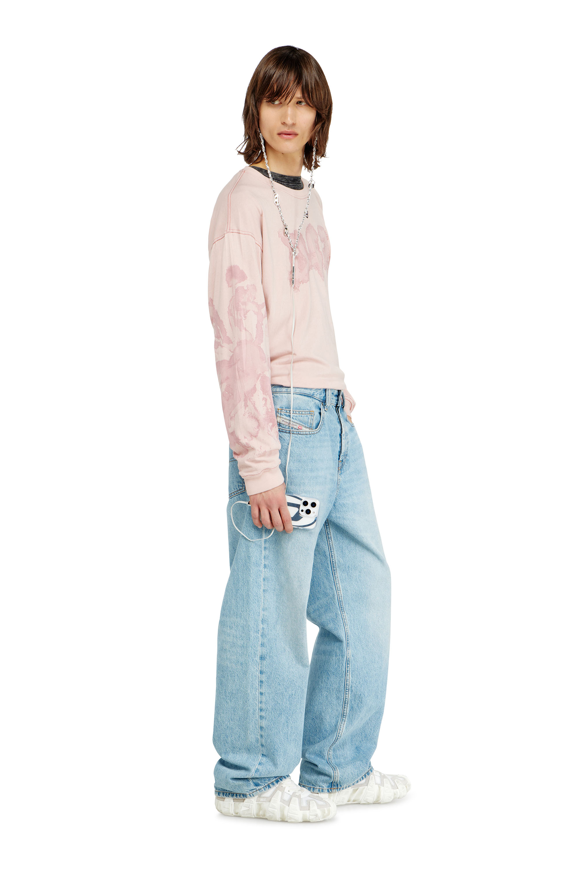 Diesel - Man's Relaxed Jeans 2001 D-Macro 09I29, Light Blue - 1