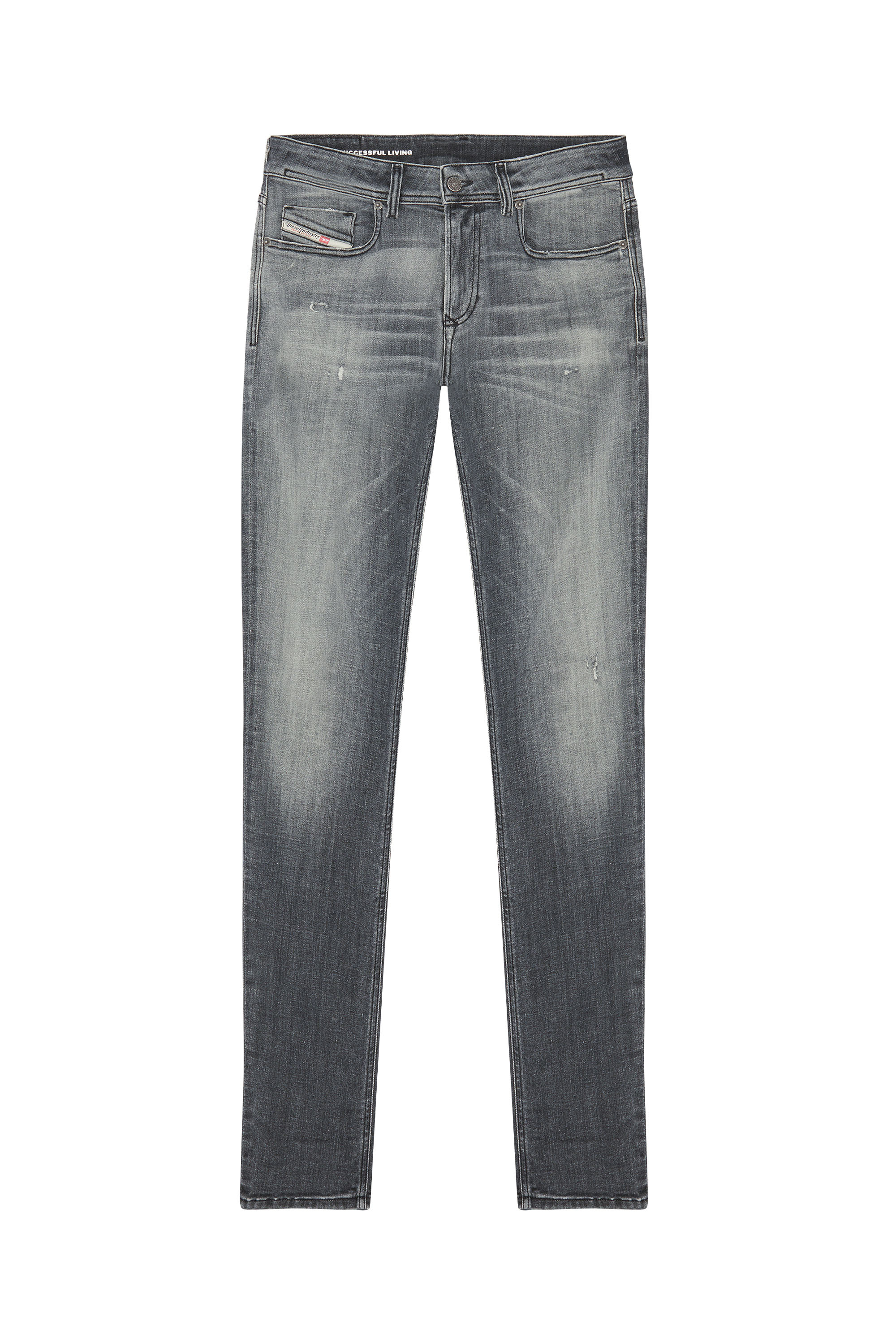 Diesel - Skinny Jeans 1979 Sleenker 09F13, Black/Dark grey - Image 5