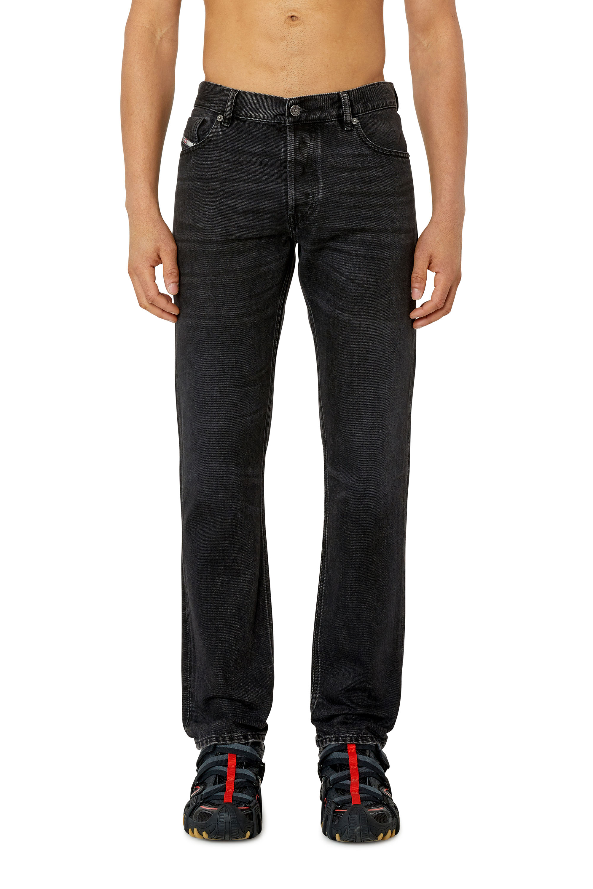 Diesel - Straight Jeans 1995 D-Sark 09B88, Black/Dark grey - Image 2
